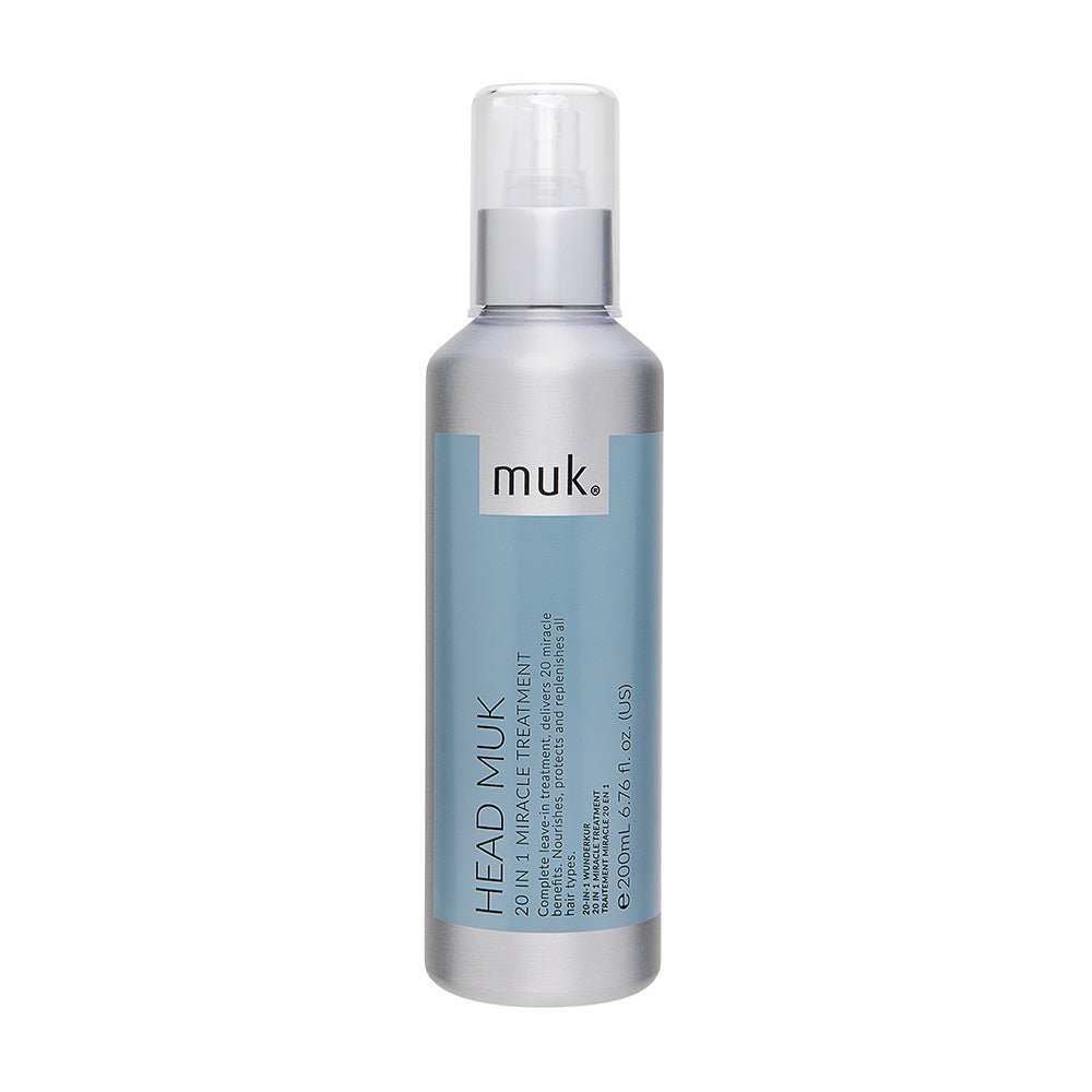 MUK Head 20 in 1 Miracle Hair Treatment - 200ml for Damaged, Dry & Frizzy Hair - Perfect for Salon & Home Use