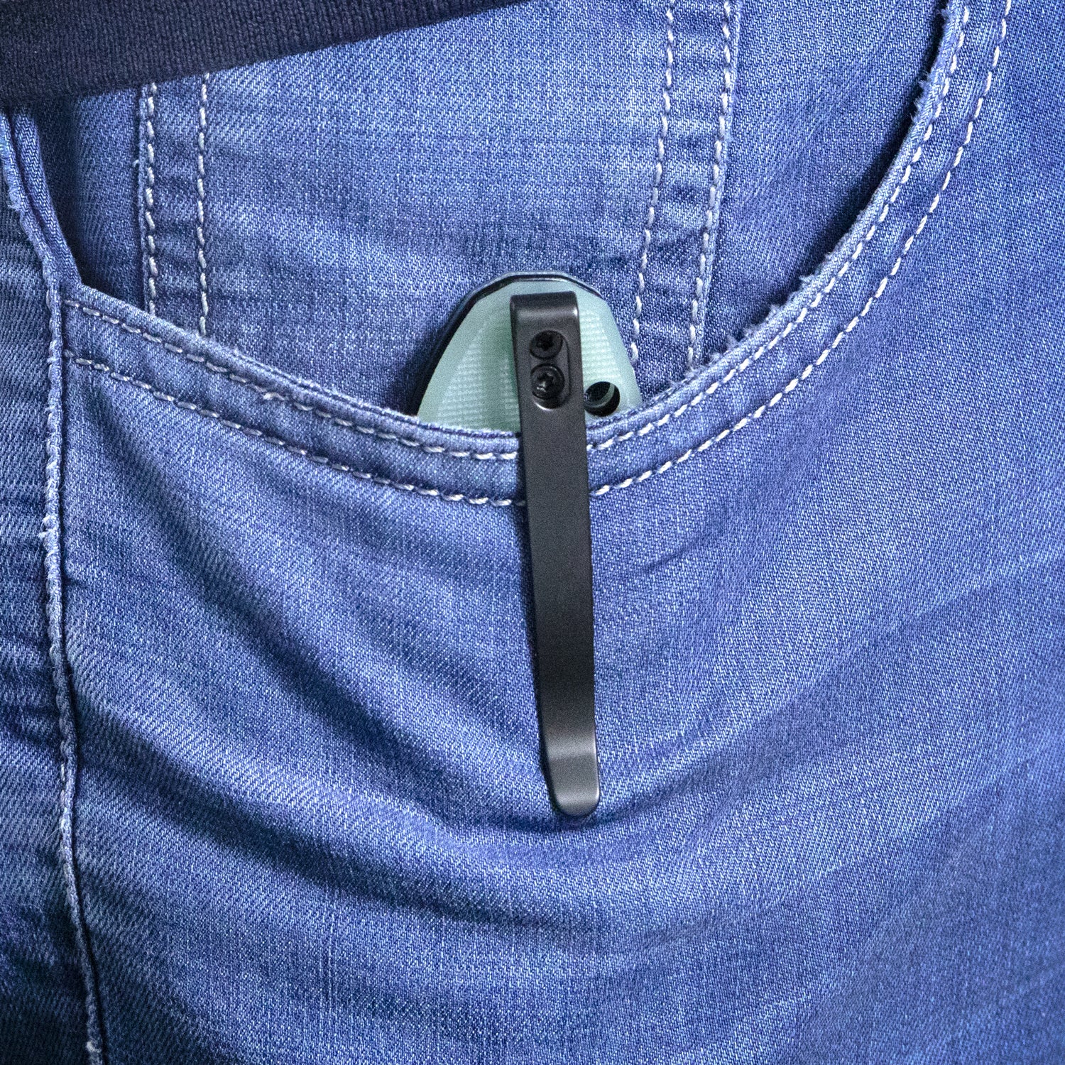 Master Chief Outdoor Folding Pocket Knife - Jade G10 Handle, 3.43