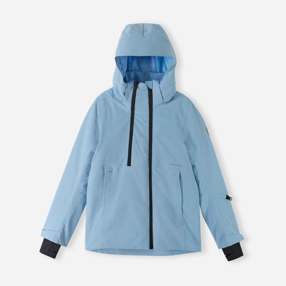 Reima Perille Girls' Waterproof Ski Jacket - Insulated Winter Coat for Kids, Frozen Blue - Perfect for Snowboarding, Skiing & Outdoor Winter Activities