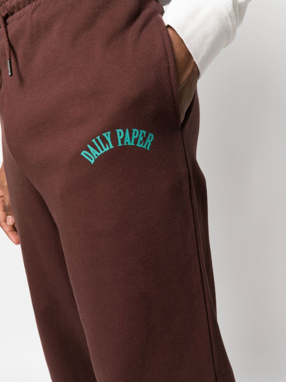 DAILY PAPER Men's Casual Brown Trousers - Comfortable Slim Fit Pants for Everyday Wear, Street Style & Office Outfits