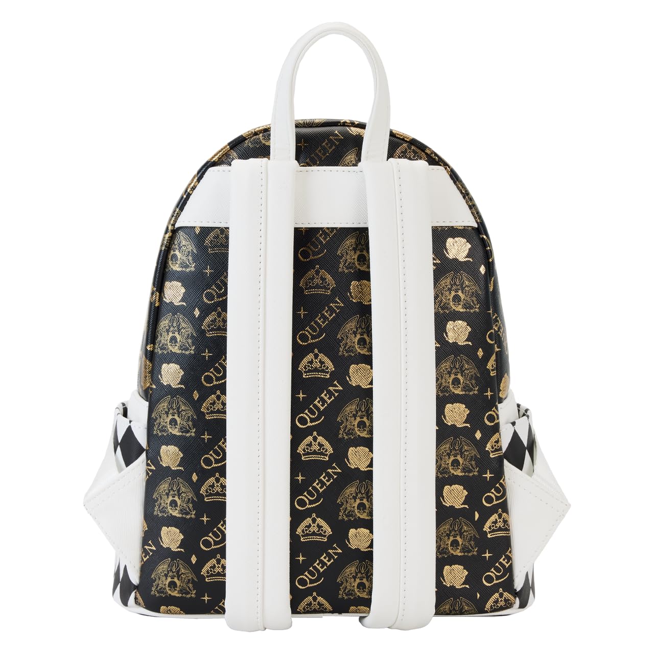 Loungefly Queen Crest Logo Mini Backpack - Disney Inspired Small Purse for Women, Fashionable Crossbody Bag for Daily Use, Travel & Theme Park Visits