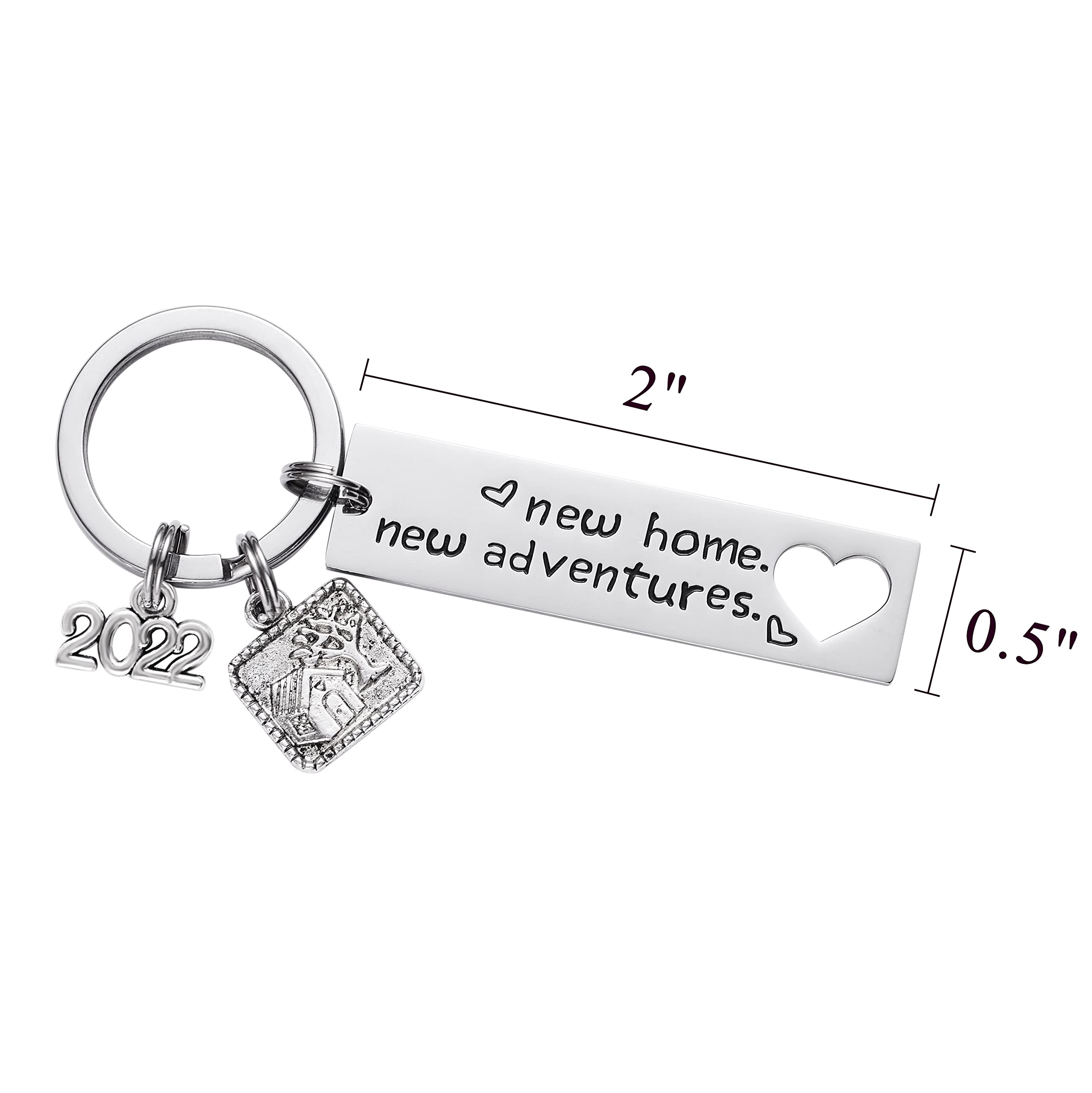 2023 Best Housewarming Gifts for New Homeowners - Elegant House Keychain Set - Perfect New Home Gift for Couples, Friends & Family - Ideal for Housewarming Parties, First Home Celebrations & Thoughtful Surprises
