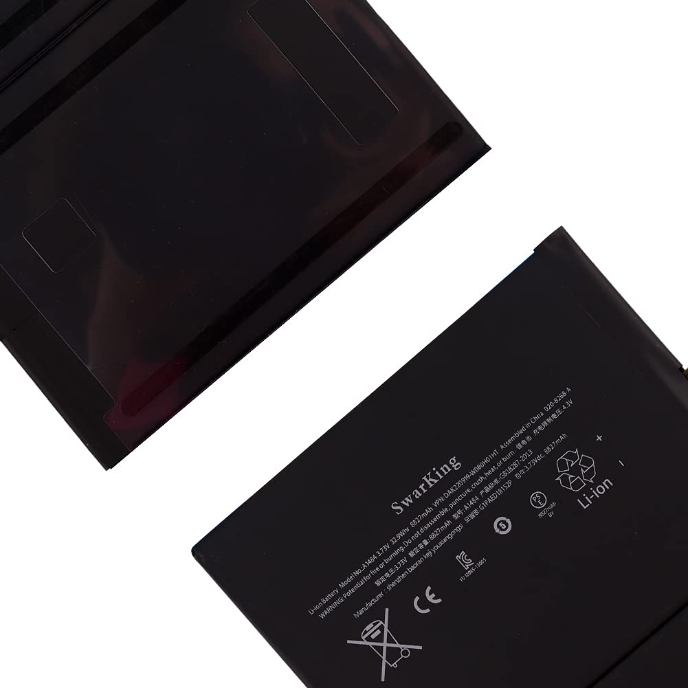 Replacement Battery A1484 6712-6700 Compatible with iPad 5, iPad Air A1474 A1475, iPad Mini & Air 5th/6th/7th Gen - Models A1474 A1475 A1476 A1822 A1823 A1893 A1954 A2197 - Perfect for Home, Office & Travel Use