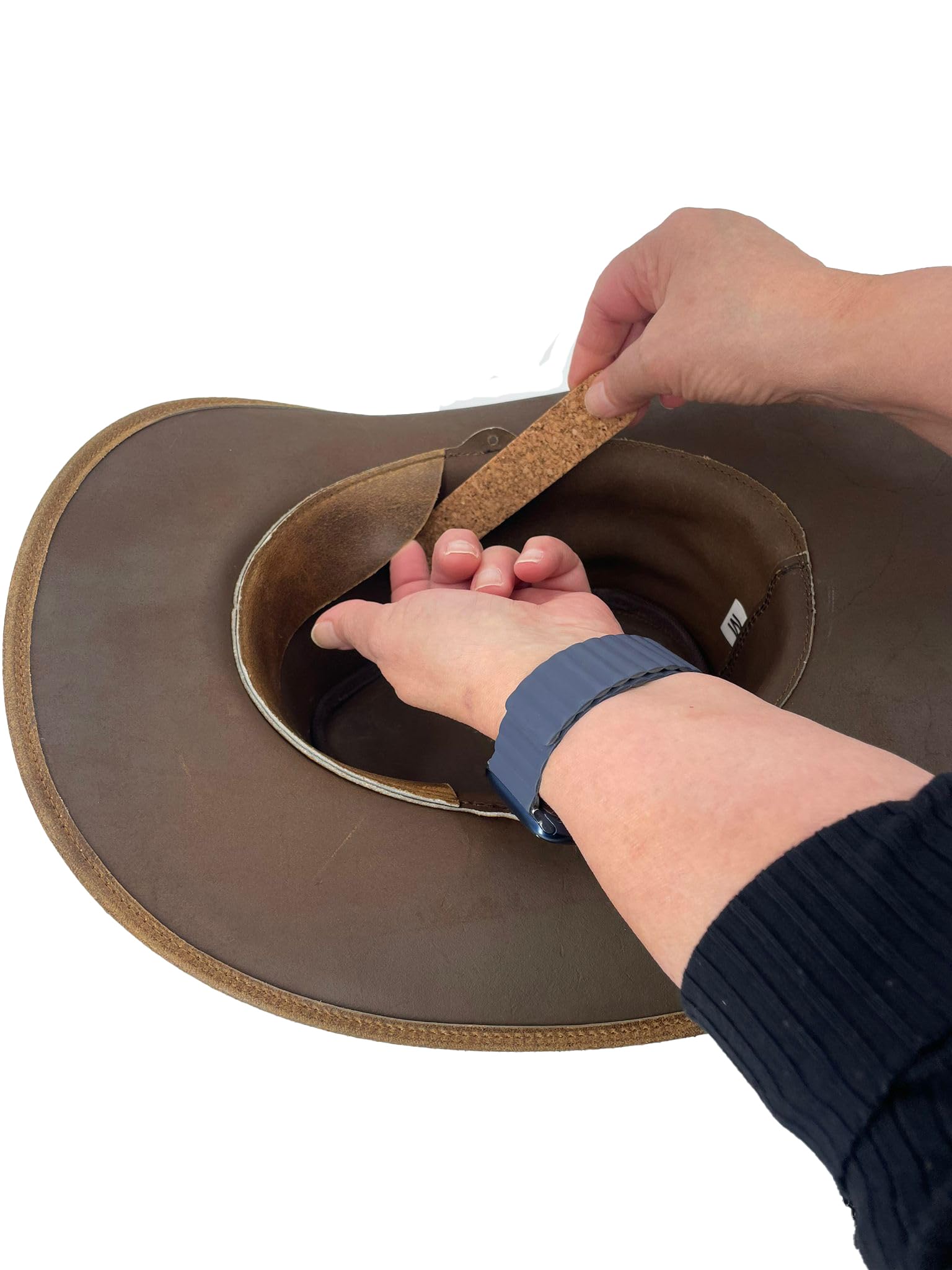 Kakadu Brumby Shapeable Leather Hat for Men & Women - Adjustable Western Cowboy Hat for Outdoor, Rodeo, and Country Fashion