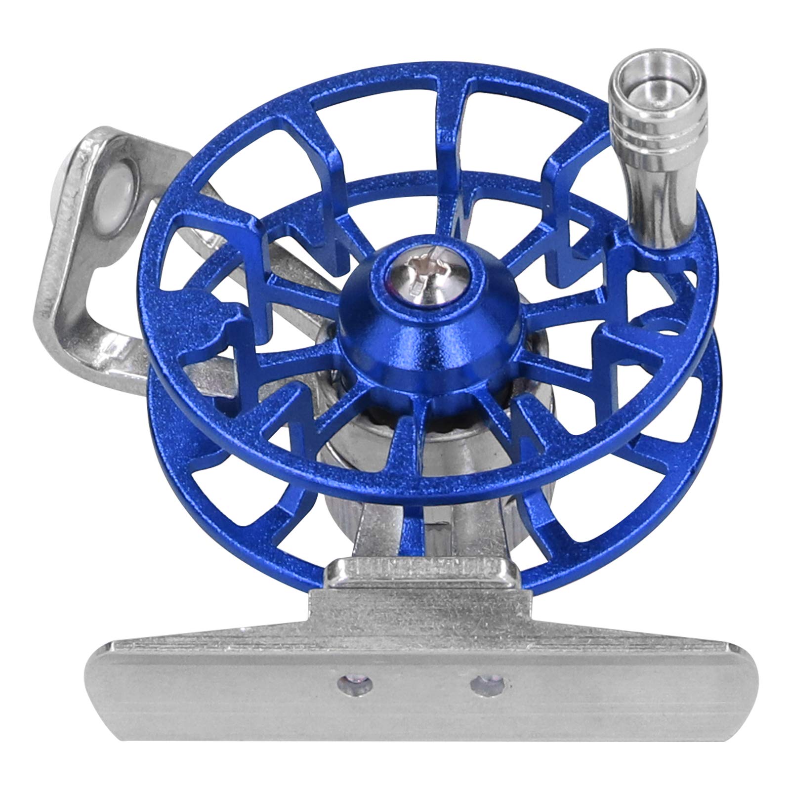 Right Handed Fishing Raft Wheel - Portable Ice Fishing Reel with Lightweight Design for Winter Angling | Perfect for Ice Fishing, Kayak Fishing & Outdoor Adventures