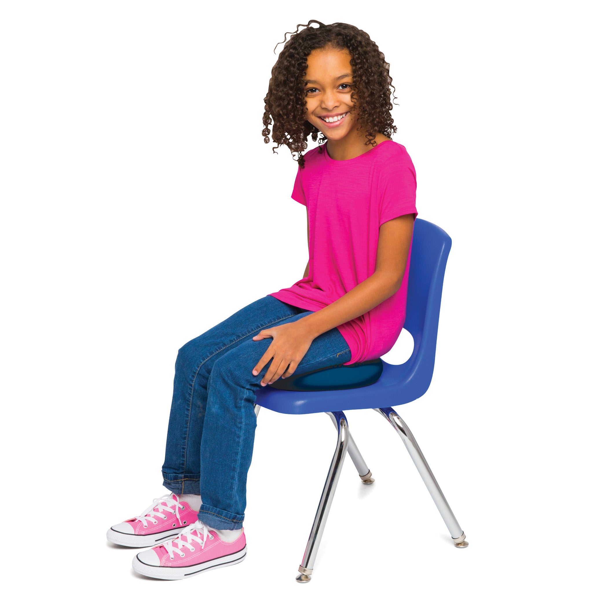 Bouncyband® Little Wiggle Antimicrobial Seat Cushion - Blue 10.75