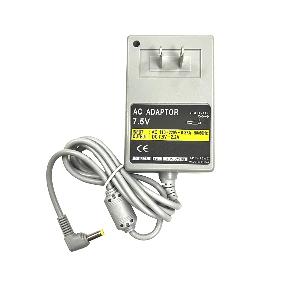 Original PlayStation PS1 AC Power Adapter Charger - Replacement Power Supply for Sony PS1 Console with US Plug - Perfect for Gaming Setup & Retro Console Restoration