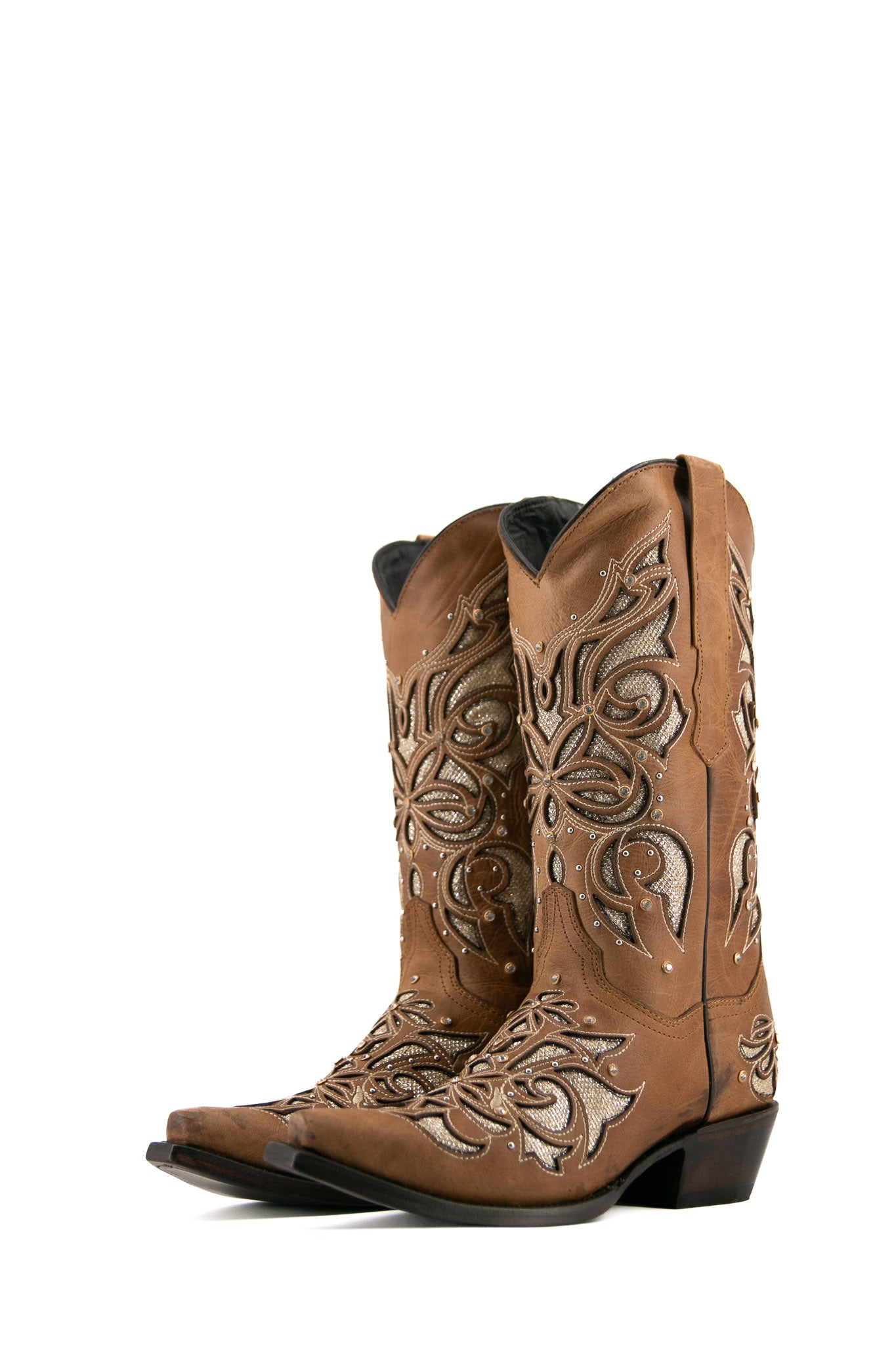 Miranda Snip Toe Cowgirl Boots for Women - Western Style Ankle Boots with Pointed Toe | Perfect for Country Dancing, Rodeos & Casual Outfits