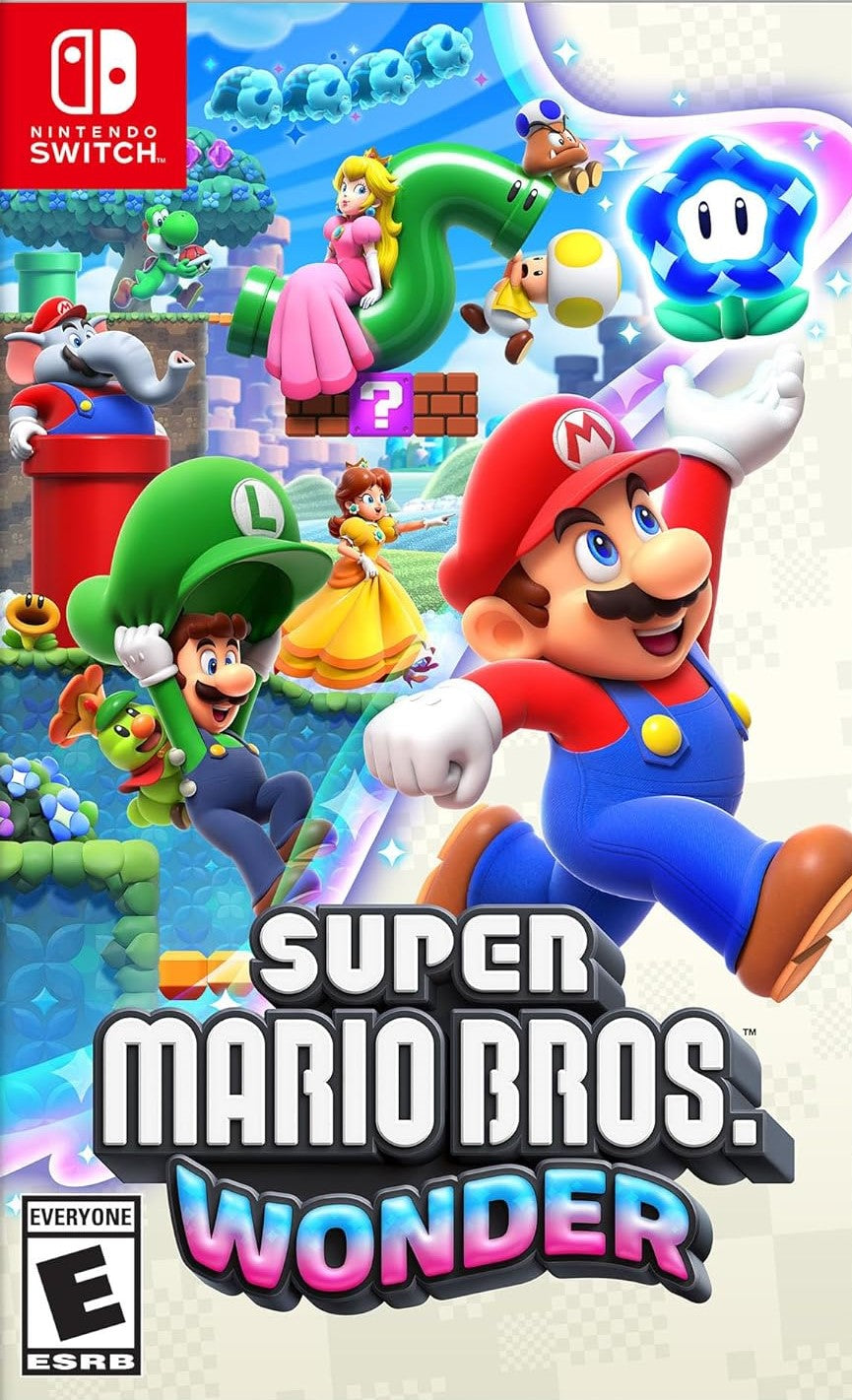 Super Mario Bros. Wonder - Nintendo Switch Game | Official Mario Adventure with New Power-Ups & Multiplayer Mode - Perfect for Family Game Nights & Party Entertainment