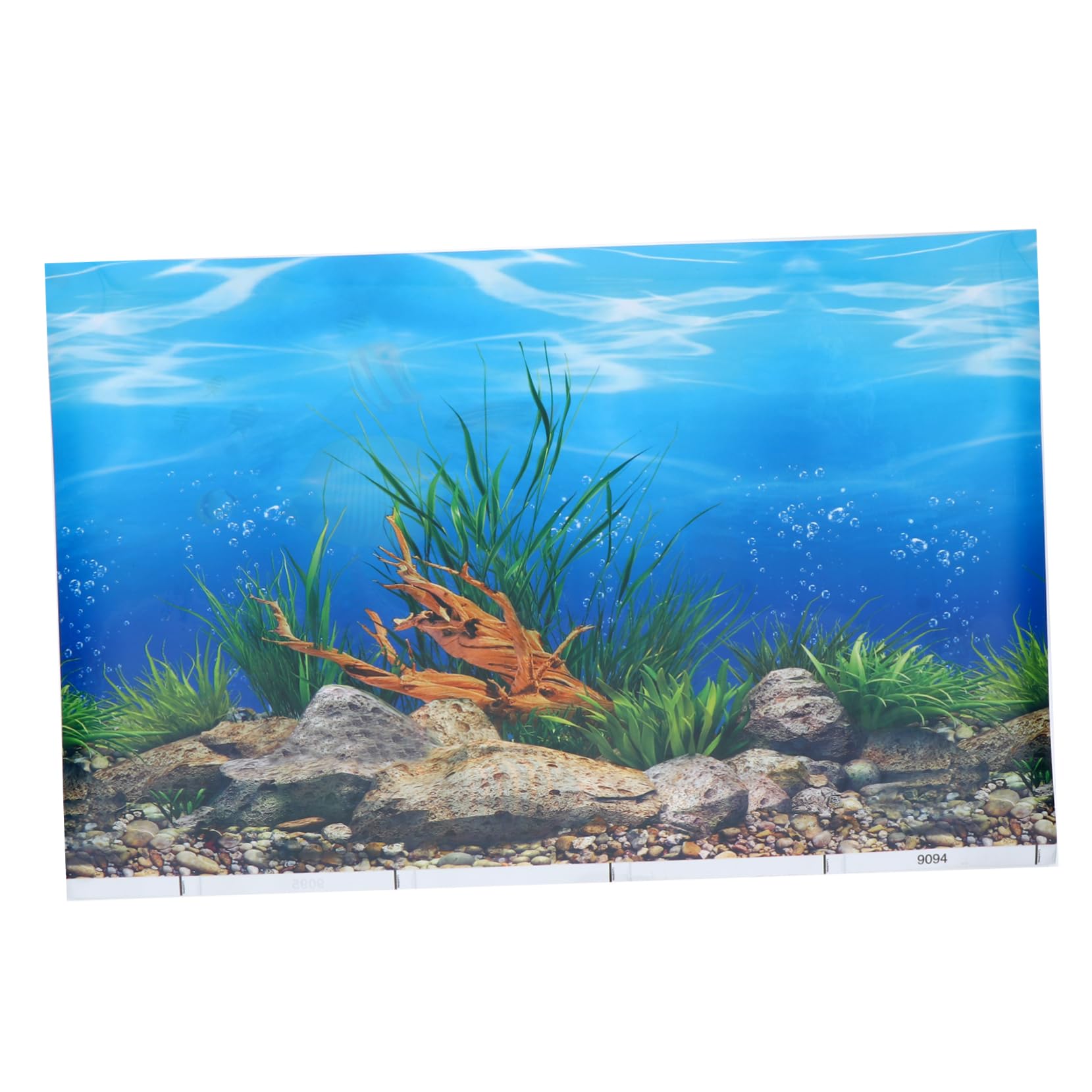 BESTOYARD 2-Pack 3D Underwater World Aquarium Background Stickers - Fish Tank Wall Decals, Waterproof Tank Wallpaper for Freshwater & Saltwater Aquariums - Perfect for Home, Office, or Pet Store Decor