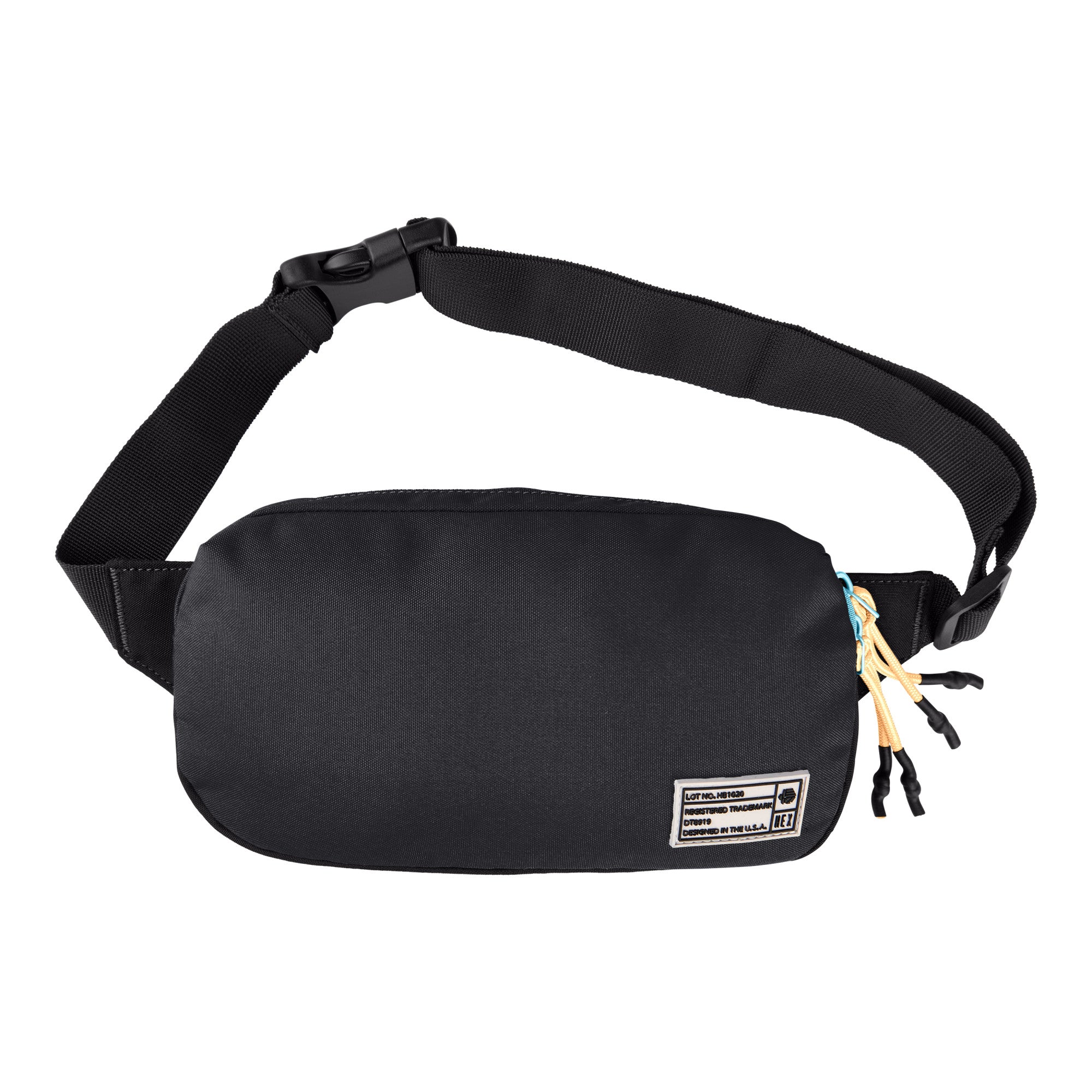 ASPECT WAIST PACK ACTIVATED CHARCOAL - Slim Unisex Fanny Pack for Travel, Hiking & Outdoor Adventures