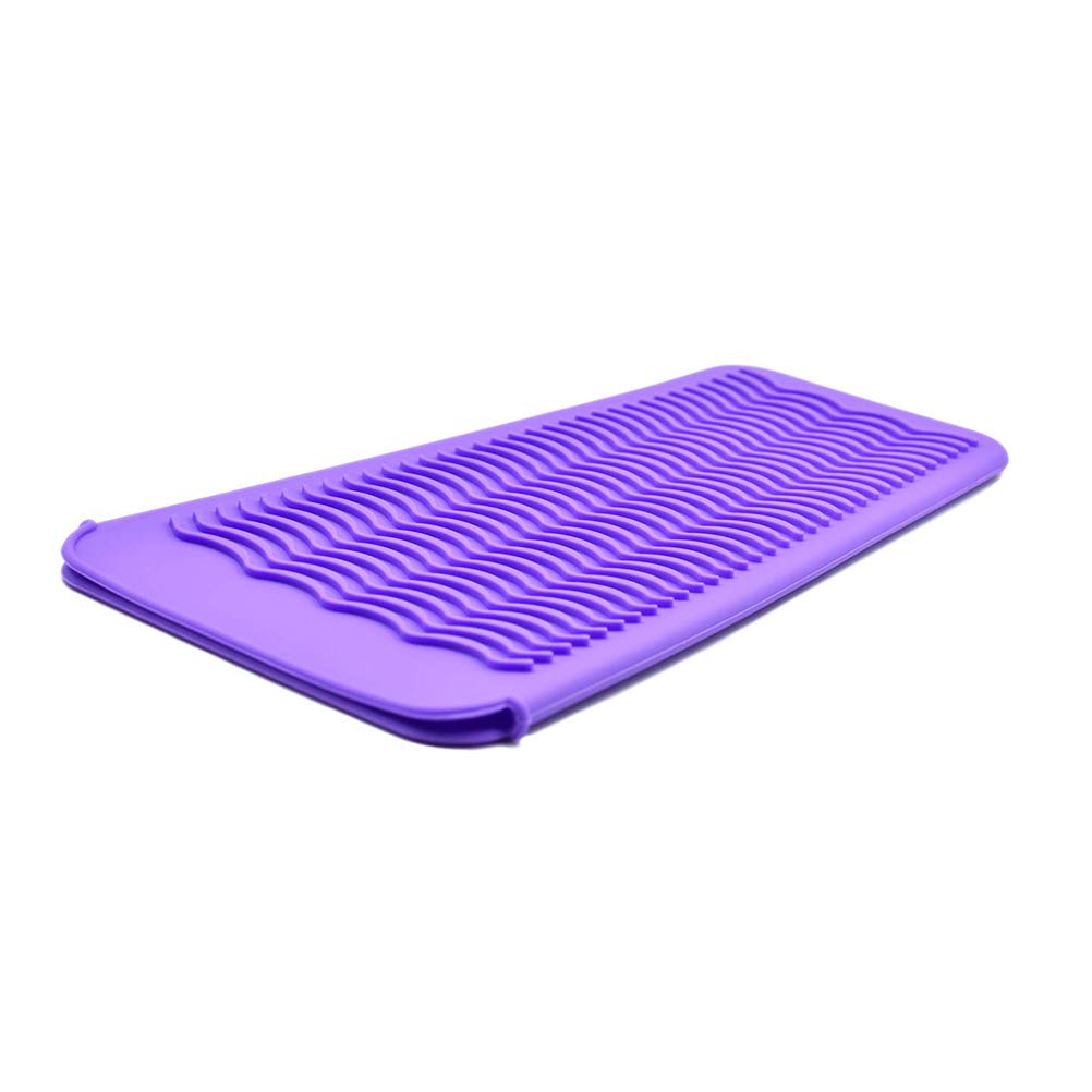 Heat Resistant Silicone Travel Pouch for Curling Iron, Hair Straightener & Flat Iron - 29x14x1cm Compact Storage for Hair Styling Tools | Perfect for Travel, Gym & Home Use