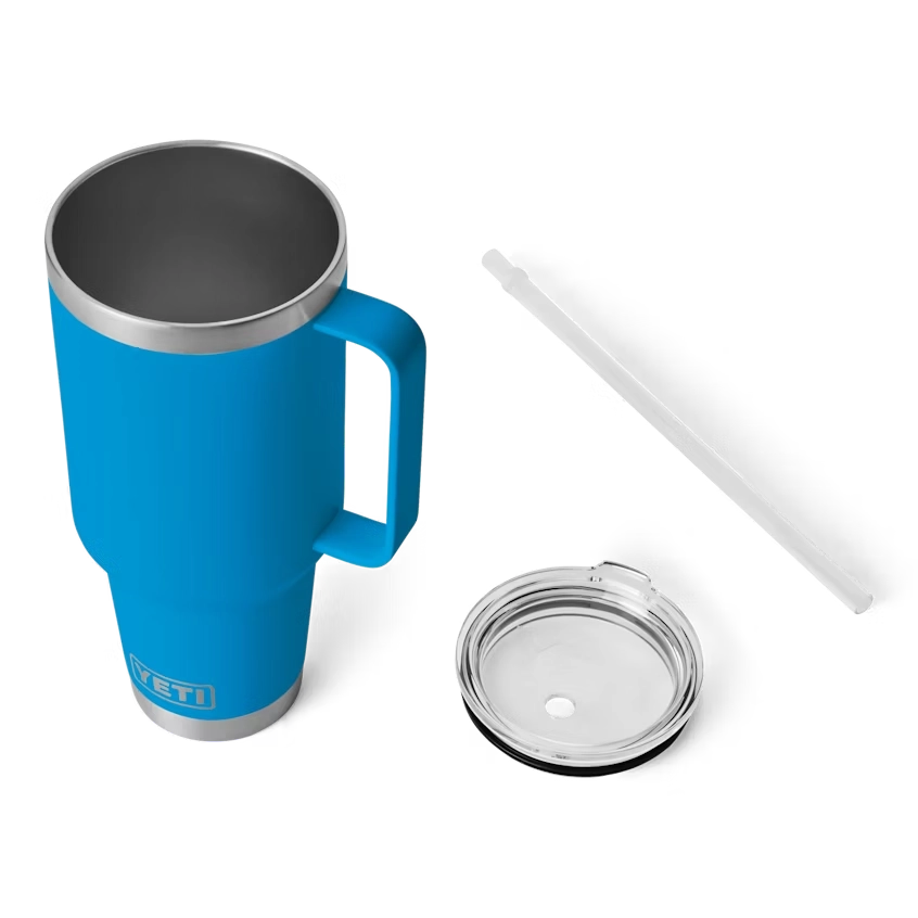 Yeti Rambler 42 oz Stainless Steel Insulated Straw Mug - Keeps Drinks Cold for Hours, Perfect for Outdoor Adventures, Camping, and Travel
