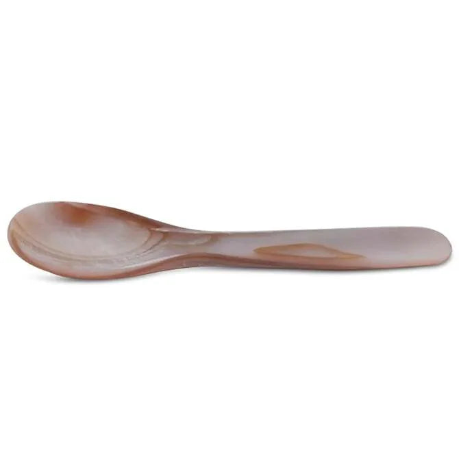 Premium Seashell Caviar Spoons Set of 4 - Elegant Mother of Pearl Appetizer Utensils for Caviar, Oysters, Sushi & Fine Dining Parties