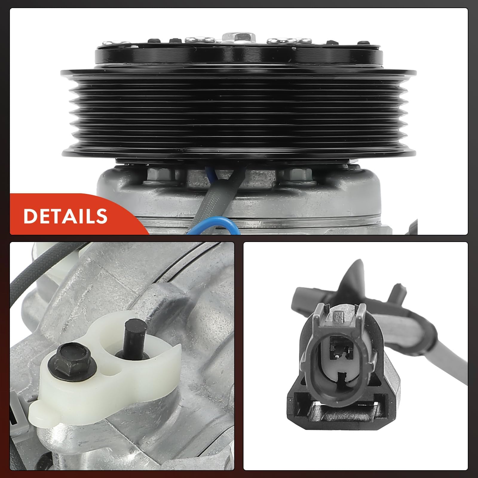 Premium AC Compressor with Clutch for Honda Fit 1.5L 2015-2018 - Direct Replacement Part for Cool & Comfortable Driving in Summer