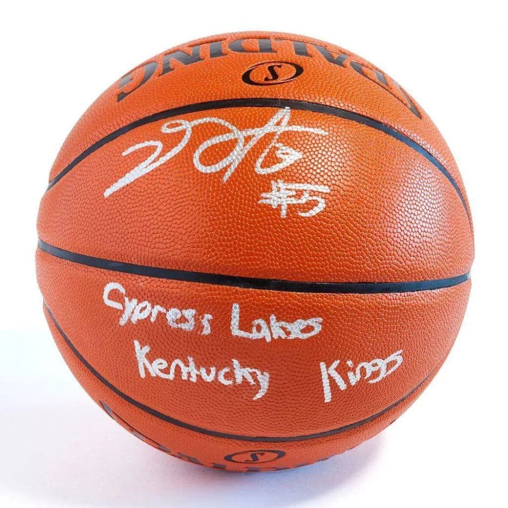 De'Aaron Fox Sacramento Kings Autographed Basketball - Signed Kentucky NBA BAS COA - Perfect for Collectors, Fans, and Sports Memorabilia Displays