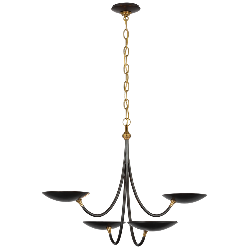 Keira Medium Chandelier - Modern Crystal Ceiling Light Fixture for Dining Room, Living Room & Bedroom | Elegant Home Decor Lighting