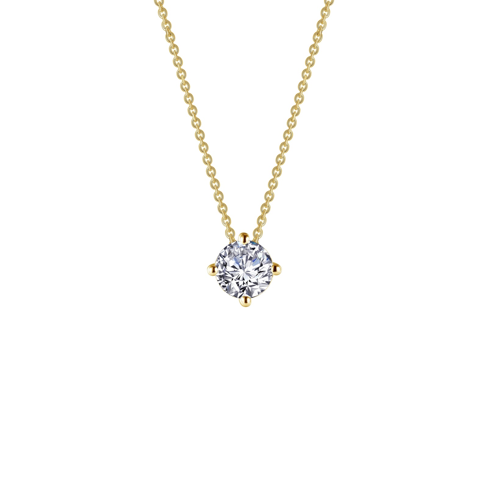 1.0 CTW Solitaire Diamond Necklace for Women - Elegant Pendant Jewelry Gift for Anniversary, Valentine's Day & Special Occasions