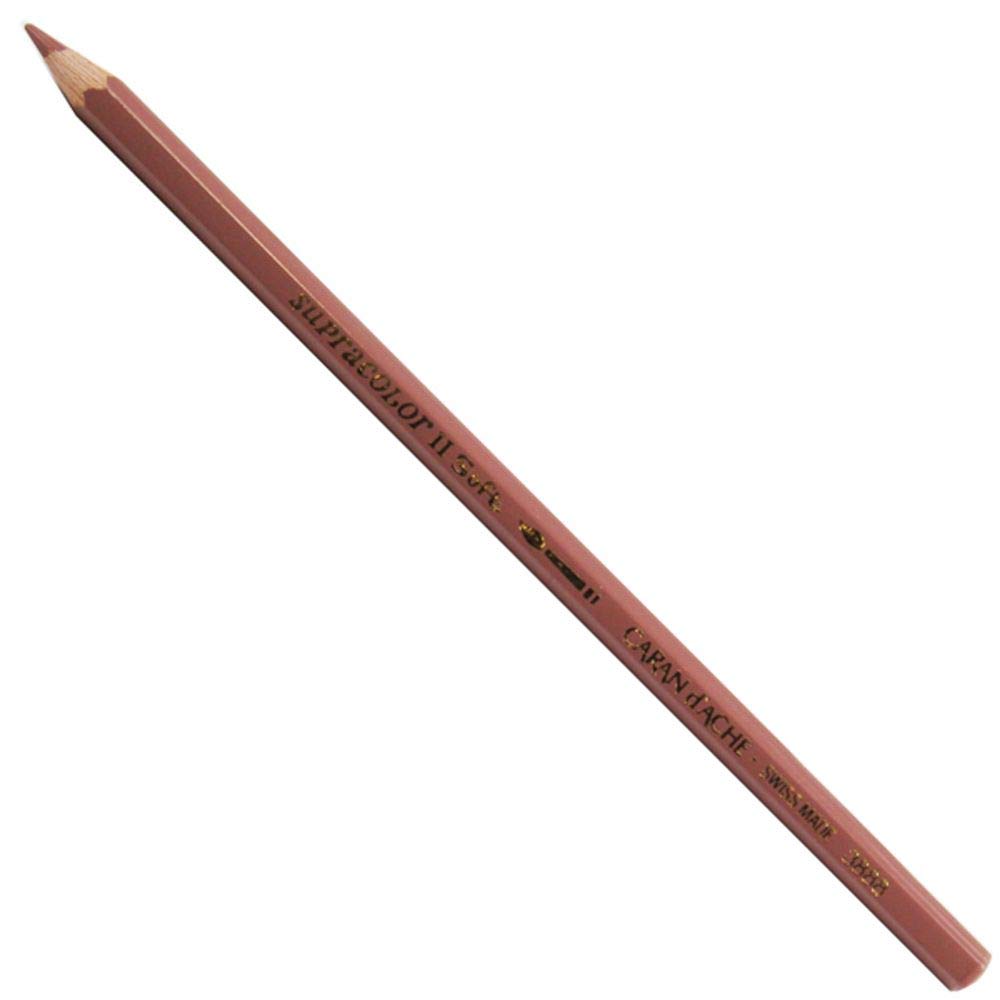 Caran d'Ache Supracolor Water-Soluble Colored Pencil - Brownish Orange (3888.043) | Professional Art Supplies for Sketching, Drawing & Watercolor Techniques