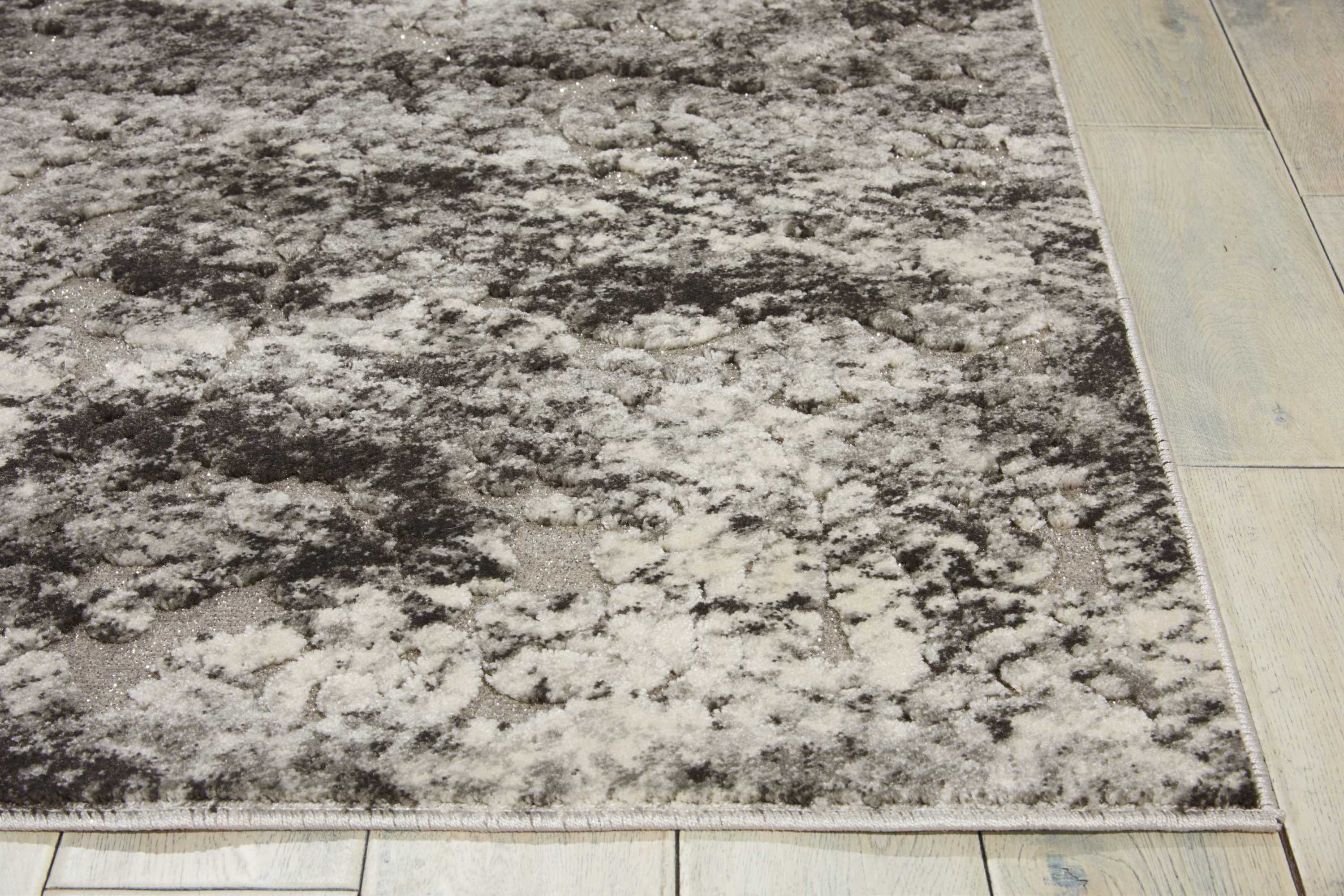 Michael Amini Gleam 5'3 x 7'3 Ash Modern Indoor Area Rug - Soft Living Room Carpet for Bedroom, Dining Room & Home Decor