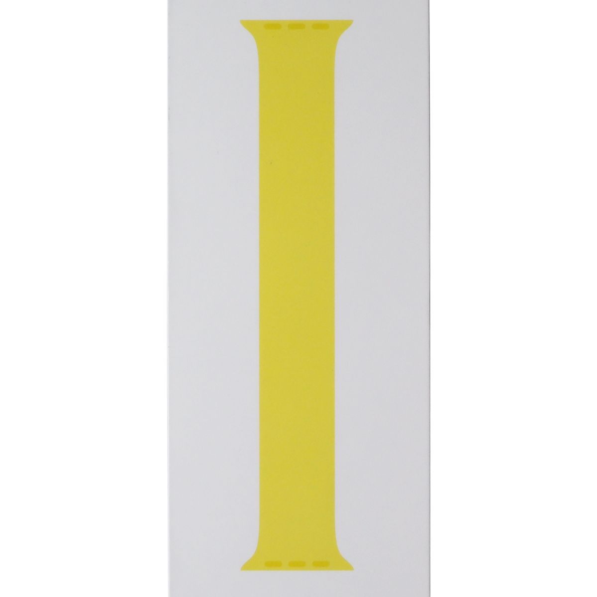 Apple Watch 45mm Solo Loop Band - Compatible with 49mm, 46mm, 45mm, 44mm Models - Canary Yellow - Size 4 - Soft Stretchy Sport Strap for Workouts & Everyday Wear