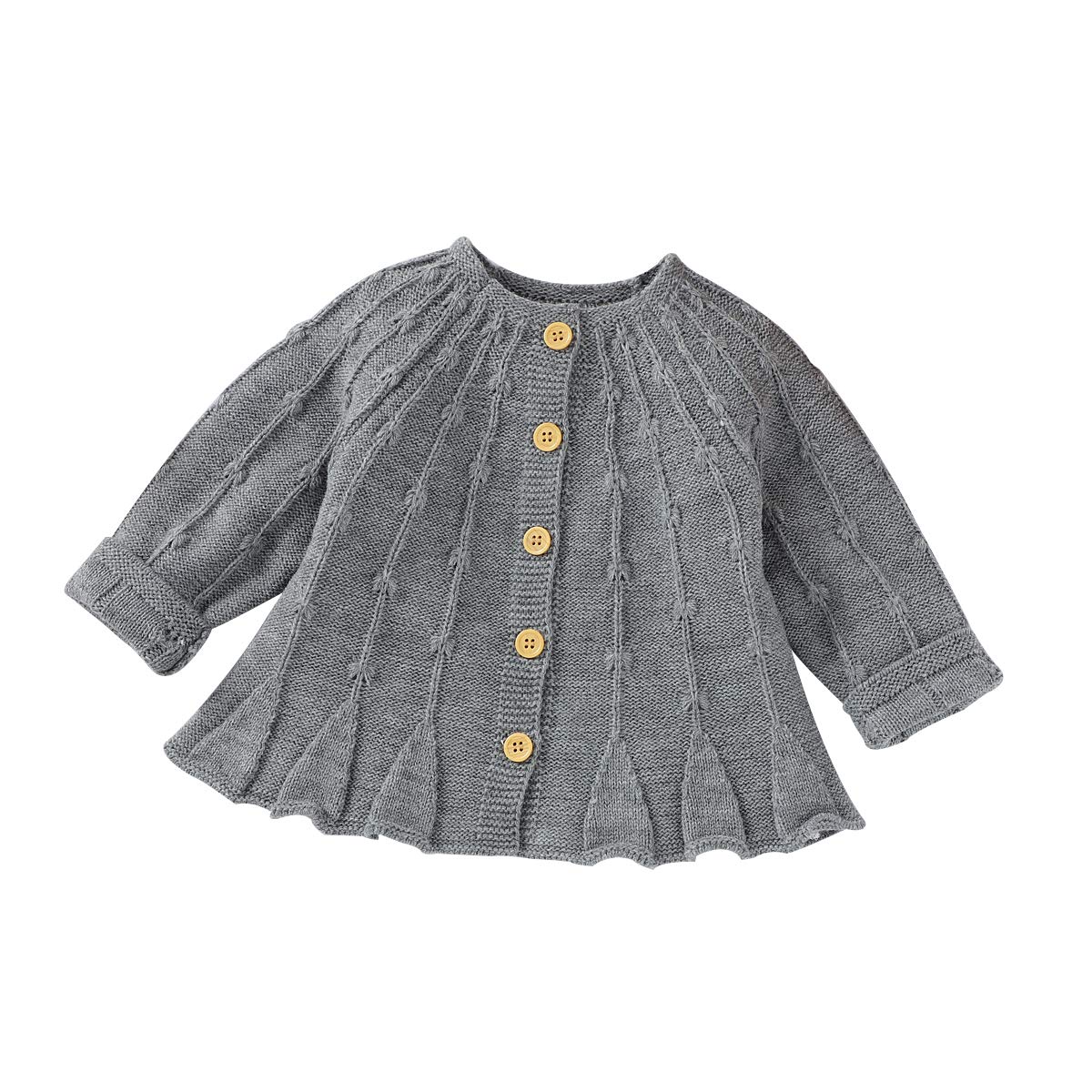 Pcunitly Toddler Knit Cardigan Sweater - Winter Coat for Baby Girls & Boys | Cozy & Warm Outfit for Playdates, Holidays & Family Photos