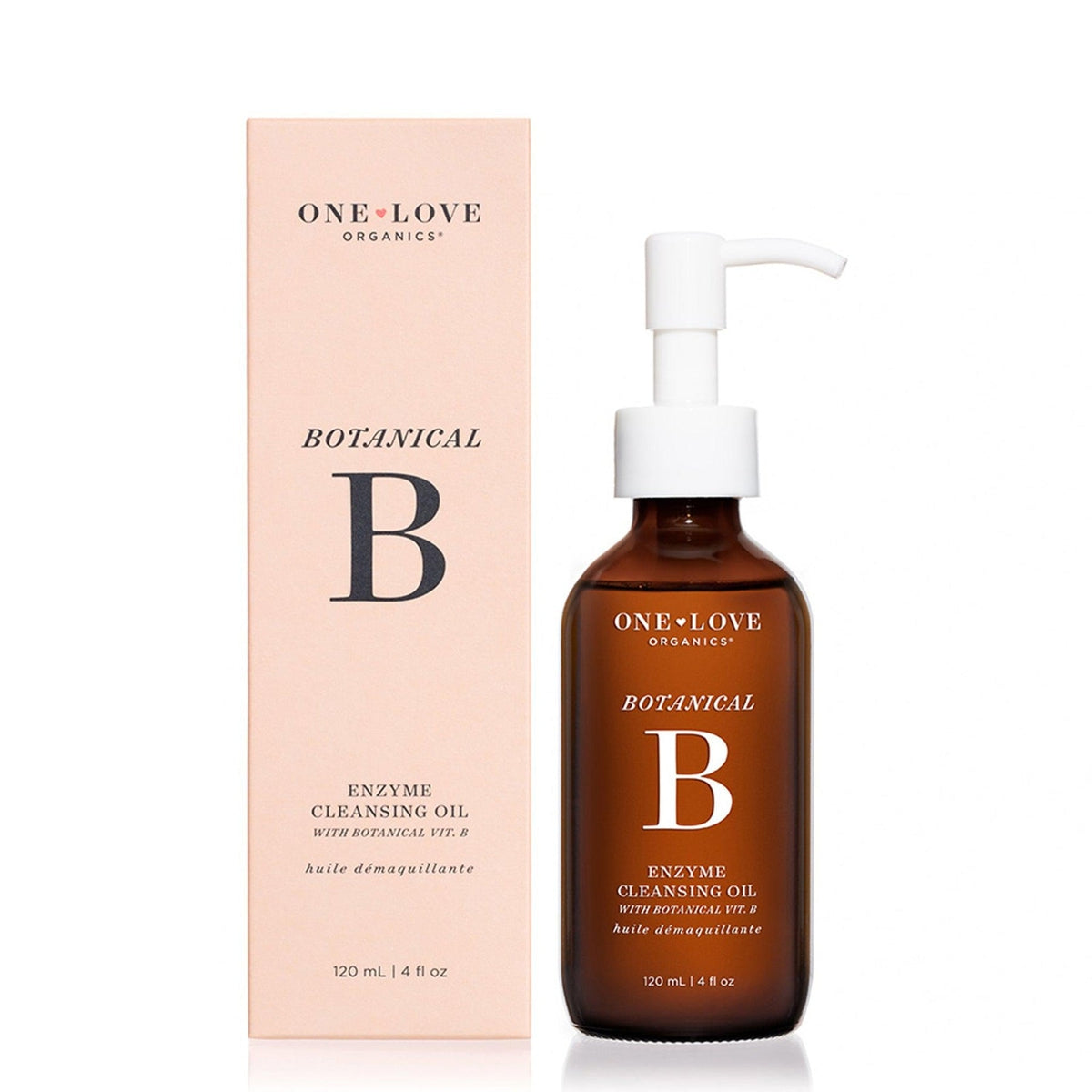 Botanical B Enzyme Cleansing Oil & Makeup Remover | Gentle Facial Cleanser for All Skin Types | Perfect for Daily Skincare & Makeup Removal Routine