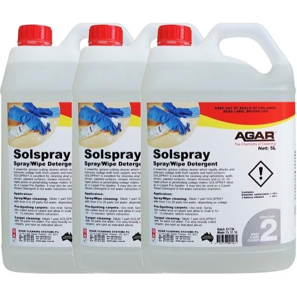 Agar Solspray Spray and Wipe Detergent - Multi-Surface Cleaner for Kitchen, Bathroom & Floors | Eco-Friendly Cleaning Solution for Home & Office Use