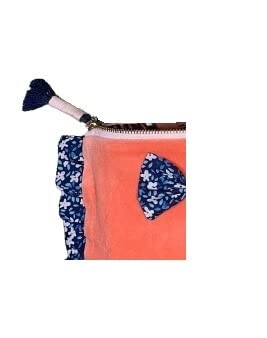 PAVITR MITR Makeup Bag | Cosmetic Organizer Pouch | Travel Toiletry Case | Waterproof Makeup Storage for Women | Perfect for Travel, Gym & Daily Use (Orange)