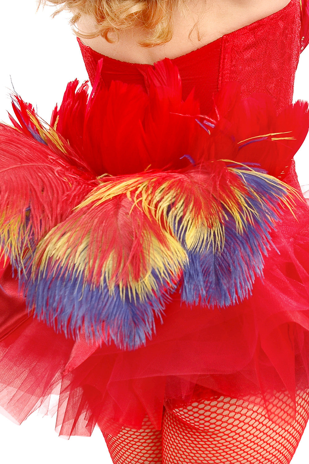 Colorful Macaw Tail Feathers for Costume, Decor & DIY Crafts - Perfect for Party, Halloween & Carnival Accessories