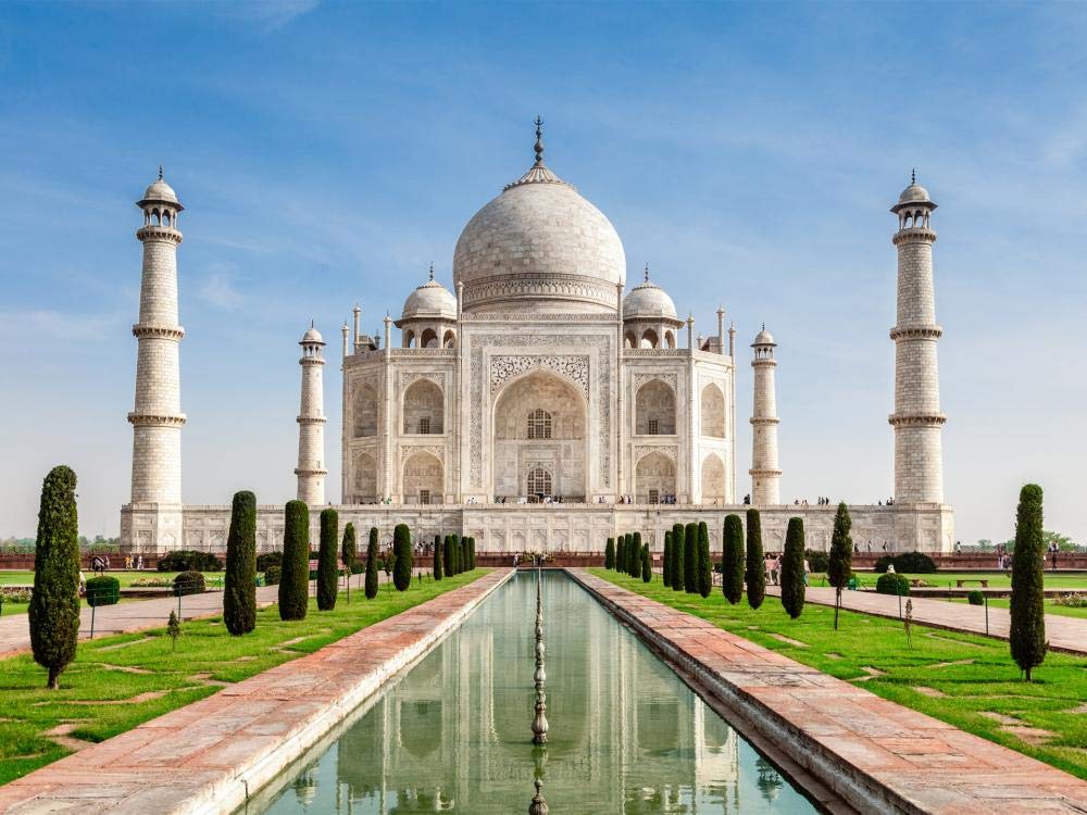 1000 Piece Jigsaw Puzzle for Adults - Premium Wooden Taj Mahal Landscape Puzzle | Challenging Animal & Scenery Puzzle Game | 75x50cm Educational Brain Teaser & DIY Gift for Puzzle Lovers | Perfect for Family Game Night, Stress Relief & Home Decor