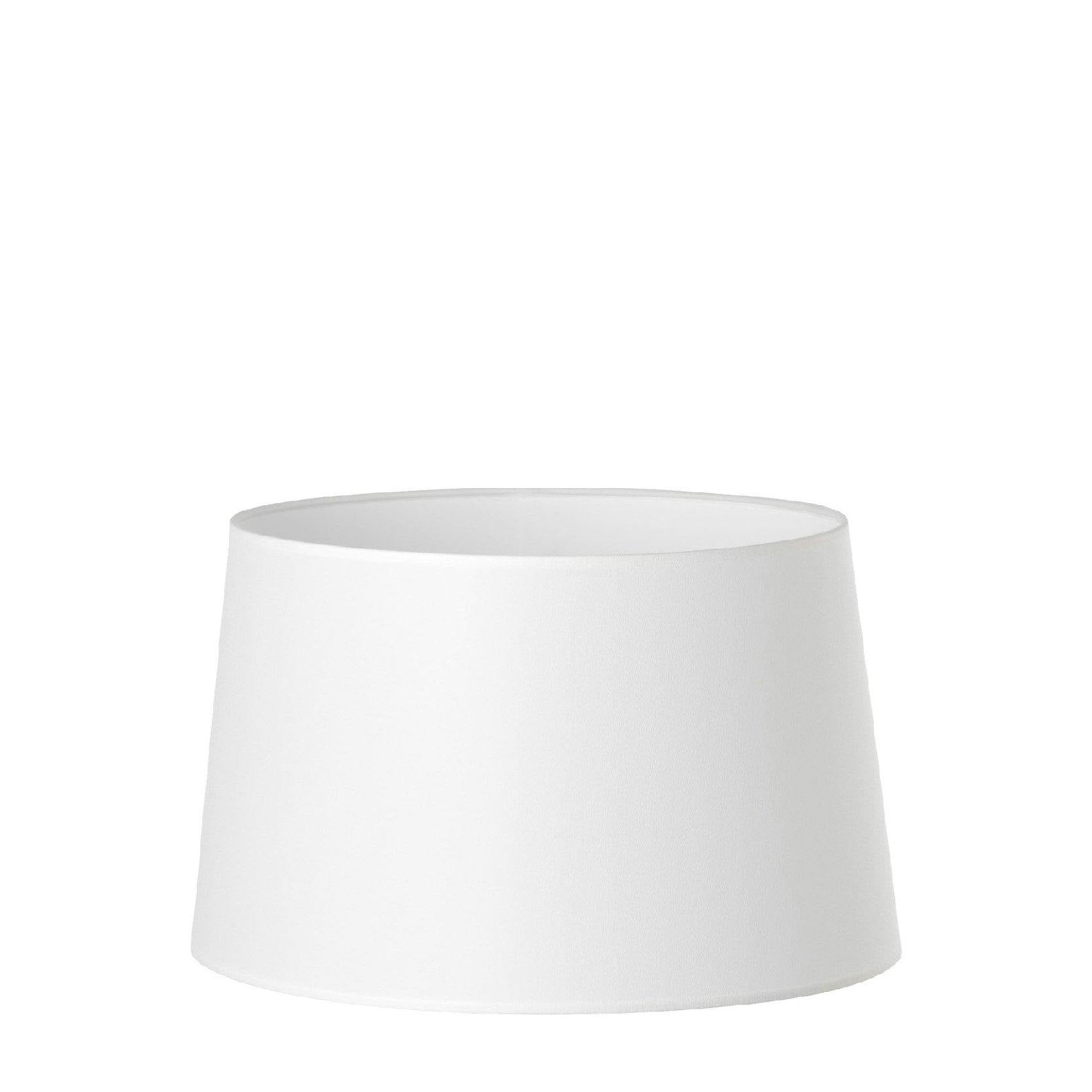 10.15.10 Tapered Lamp Shade C1 White - Classic White Fabric Lamp Shade for Table & Floor Lamps - Perfect for Living Room, Bedroom & Office Decor