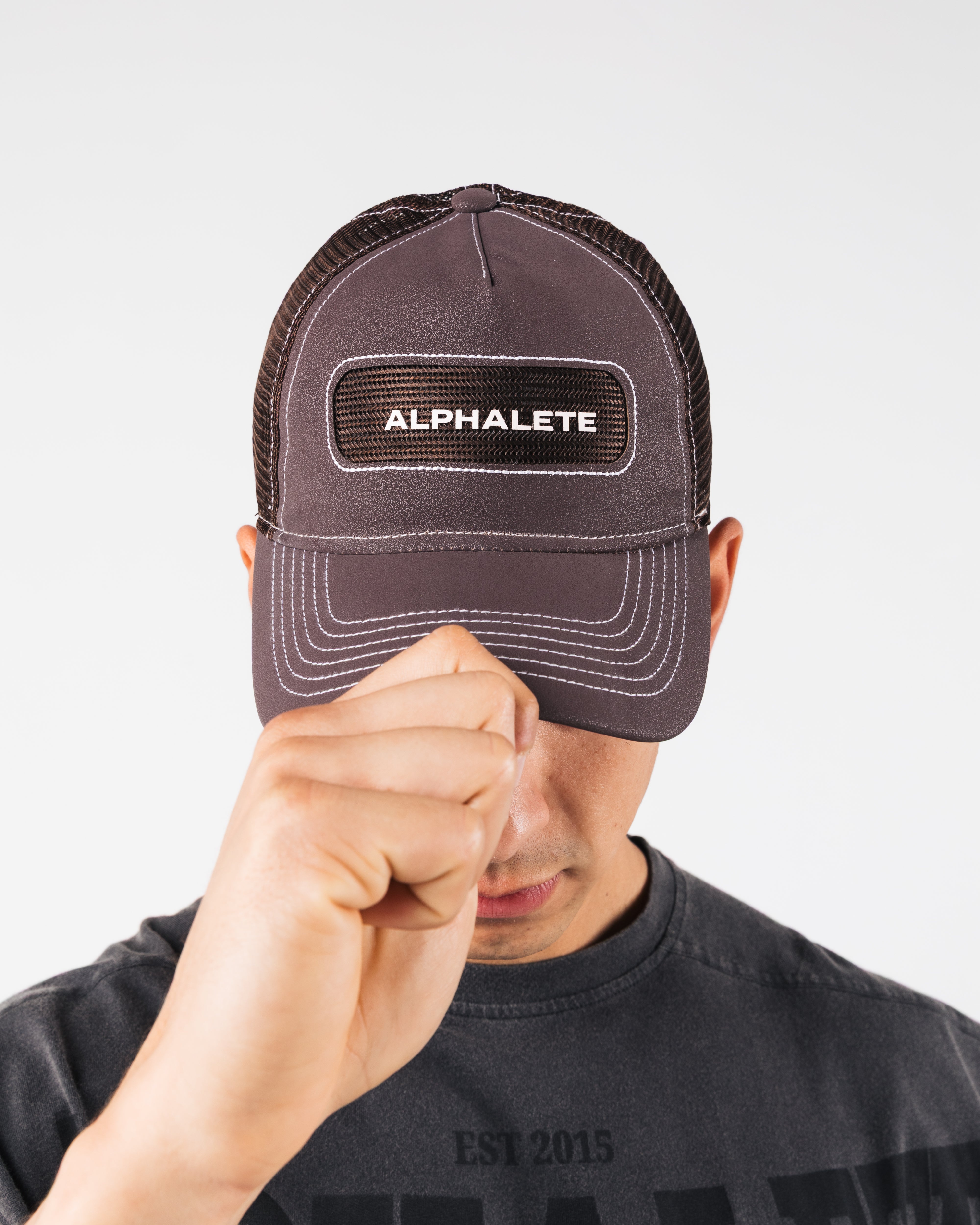 Core Trucker Hat for Men & Women - Adjustable Mesh Back, Deep Mauve Vintage Style - Perfect for Outdoor, Hiking, and Casual Wear
