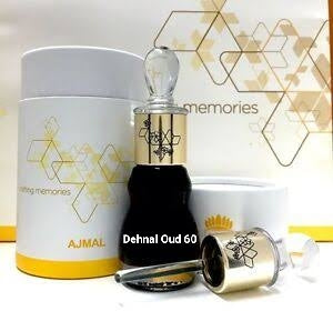 Ajmal Dehnal Oud 60 Perfume Oil - 12ML / 0.4oz | Premium Arabian Fragrance for Men & Women | Perfect for Special Occasions, Date Nights & Gifting