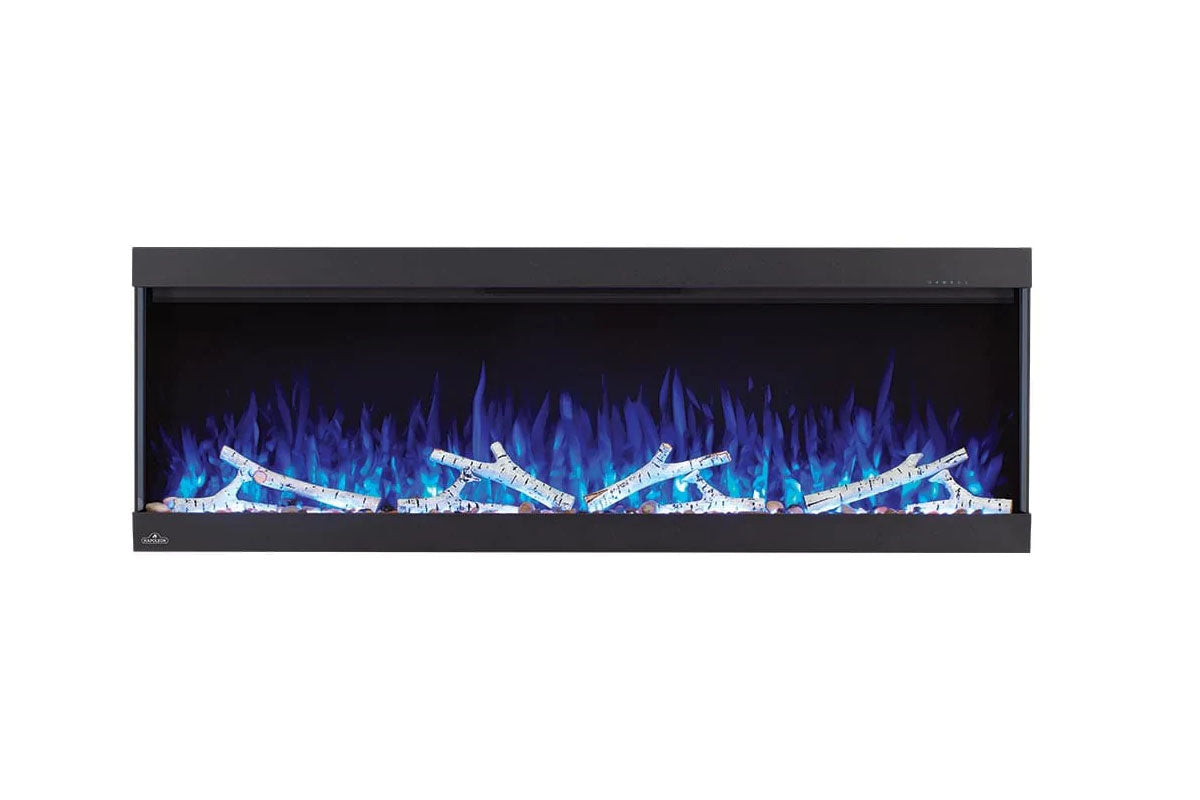 Napoleon Trivista Pictura 50 Inch 3-Sided Wall Mount Electric Fireplace - Modern Heating for Living Room, Bedroom & Office Spaces