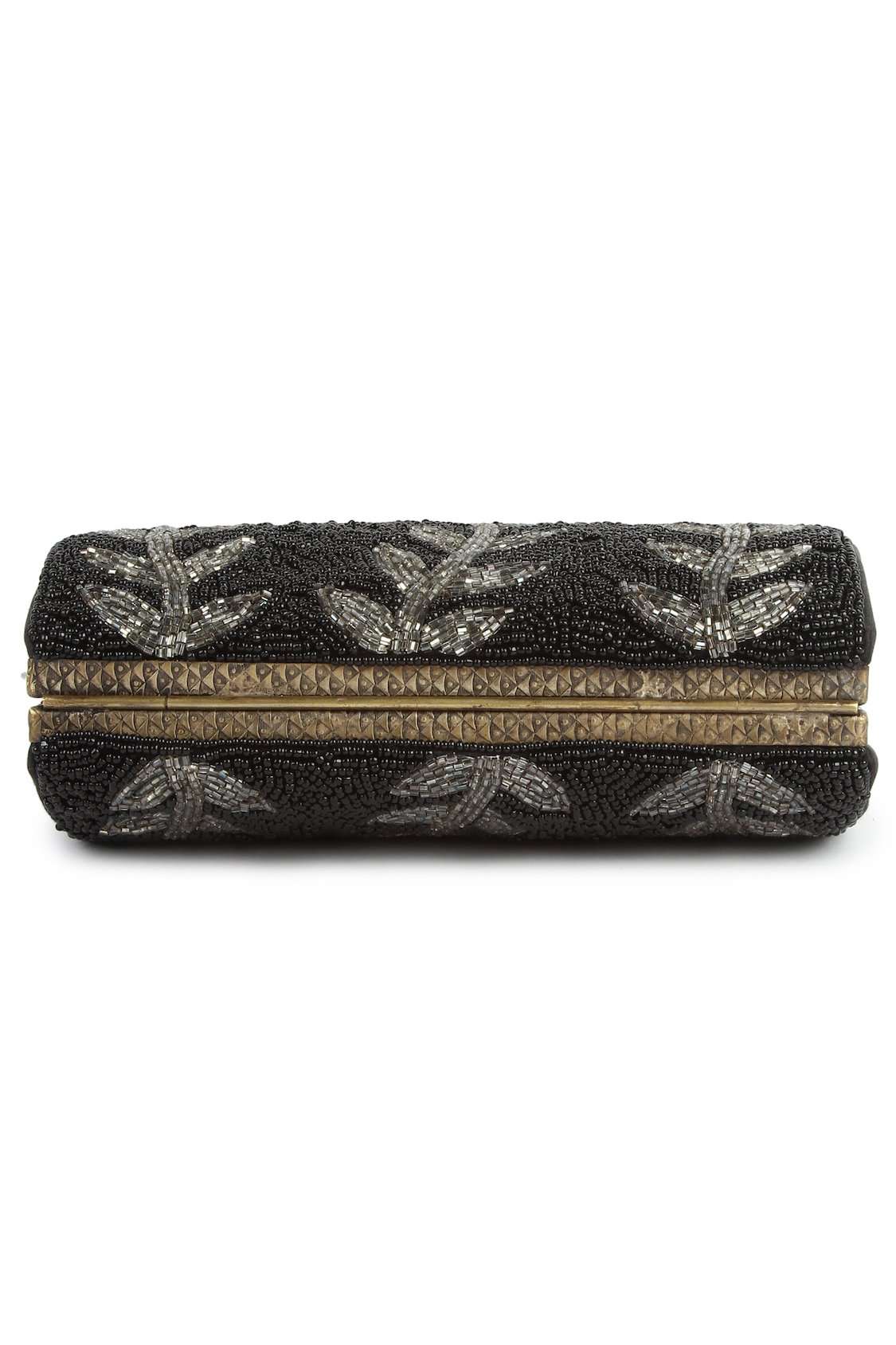 Arianna Black Beaded Box Bag - Stylish Women's Crossbody Purse for Evening Parties, Date Night & Special Occasions