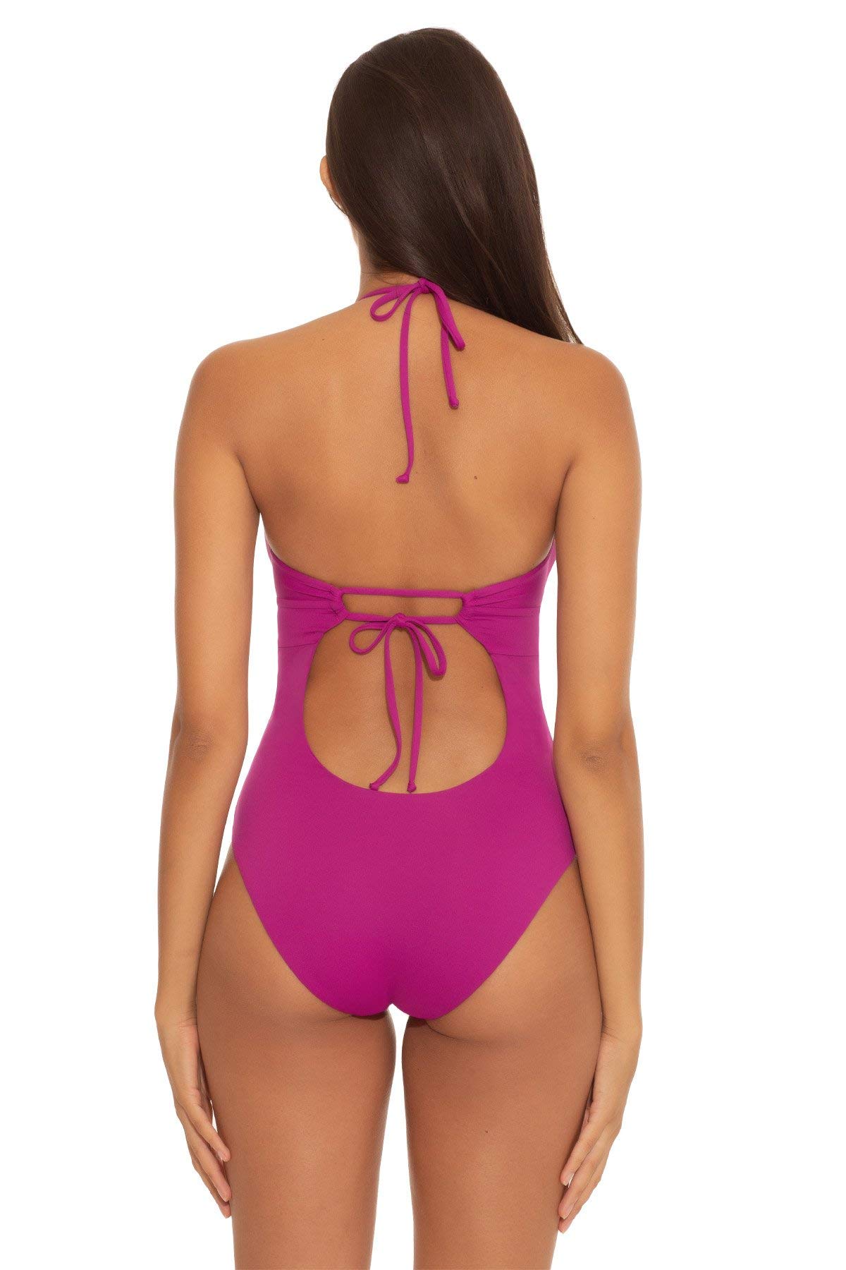 Becca by Rebecca Virtue Color Code Candice Multi-Way One-Piece Swimsuit - Adjustable Straps, Tummy Control, Versatile Swimwear for Beach, Pool & Vacation