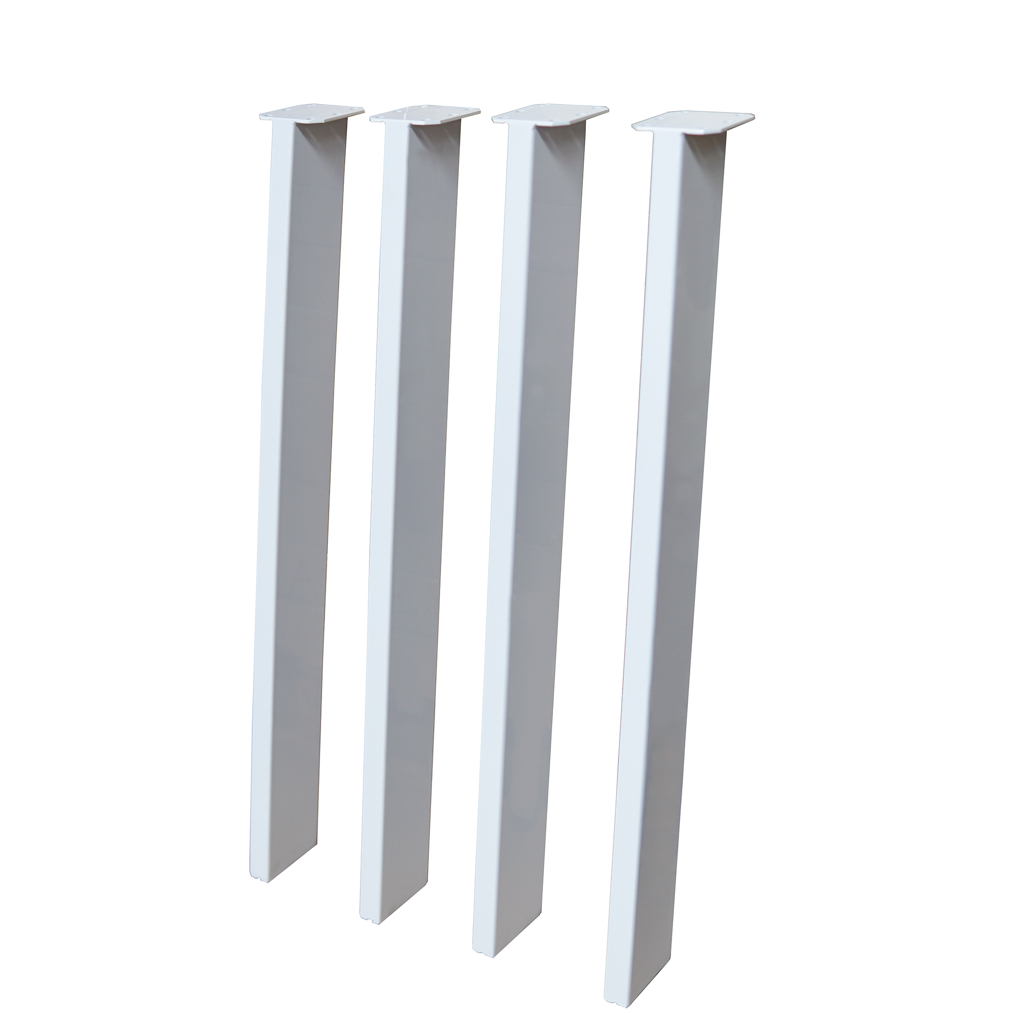 SS910 Angled Dining Table Legs 71cm Height - Black Powder Coated Metal Legs (Set of 4) - Perfect for Modern Kitchen Tables, Bar Counters & DIY Furniture Projects