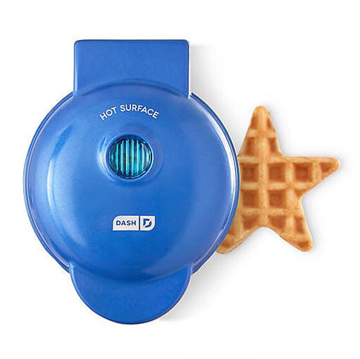 Dash Star Mini Waffle Maker - 4 Inch Non-Stick Waffle Iron for Quick & Easy Homemade Waffles | Perfect for Breakfast, Kids Snacks & Party Treats | Compact & Easy to Clean (Star Shaped)