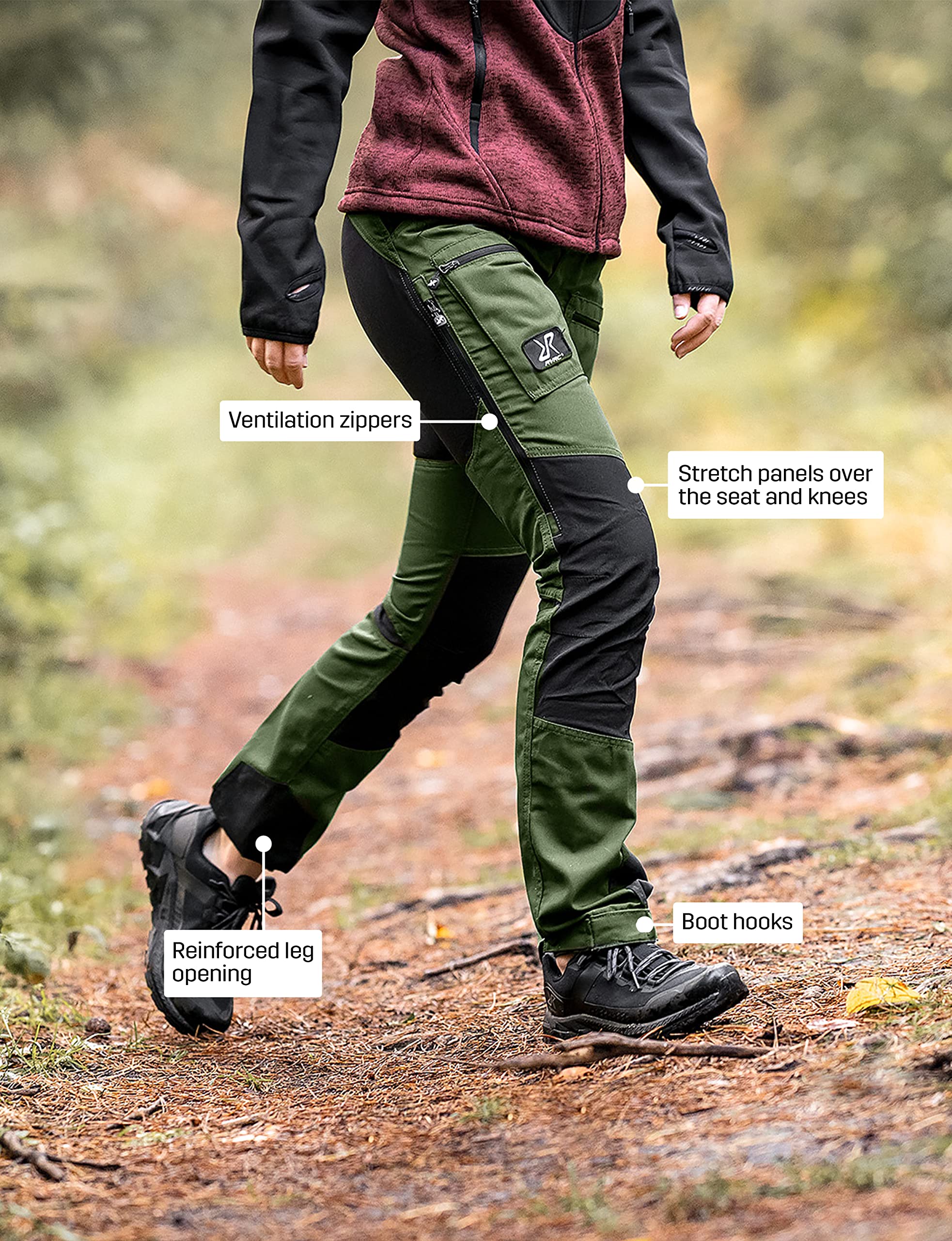 RevolutionRace Women's Nordwand Pro Pants - Durable, Breathable Hiking Pants for Outdoor Adventures | Perfect for Hiking, Camping & Mountain Climbing