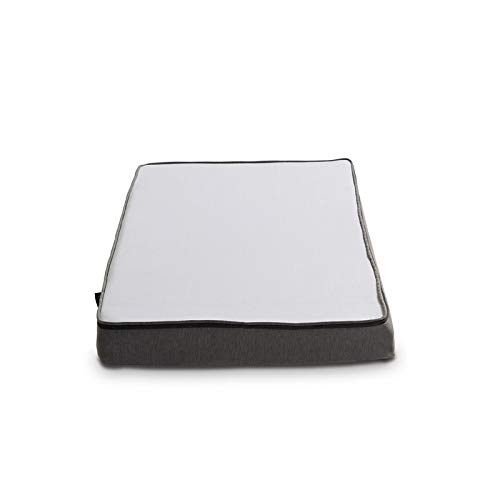 BOWERY HILL 6-Inch Dual Layer Twin Size Memory Foam Mattress - Comfortable & Supportive for Guest Rooms, Dorms, and Small Spaces