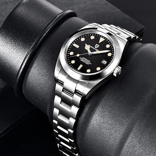 Pagani Design Men's Automatic Diver Watch - 40MM Stainless Steel Waterproof Wristwatch with Sapphire Crystal Glass | Perfect for Diving, Swimming & Everyday Wear