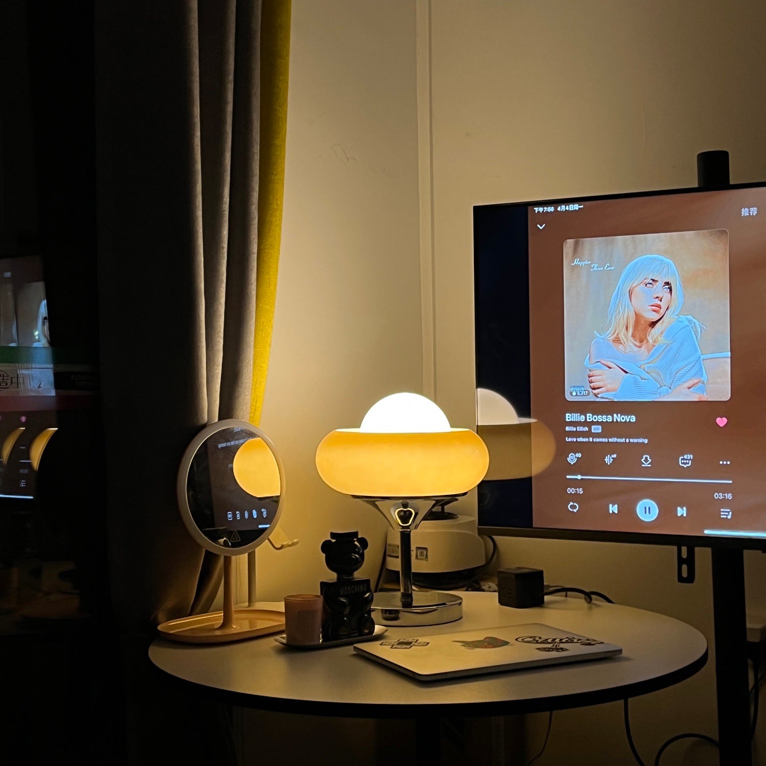 Harvey Modern Table Lamp - Adjustable LED Desk Light for Home Office, Bedroom & Living Room - Warm White & Cool White Light Modes - Perfect for Reading, Working & Relaxing