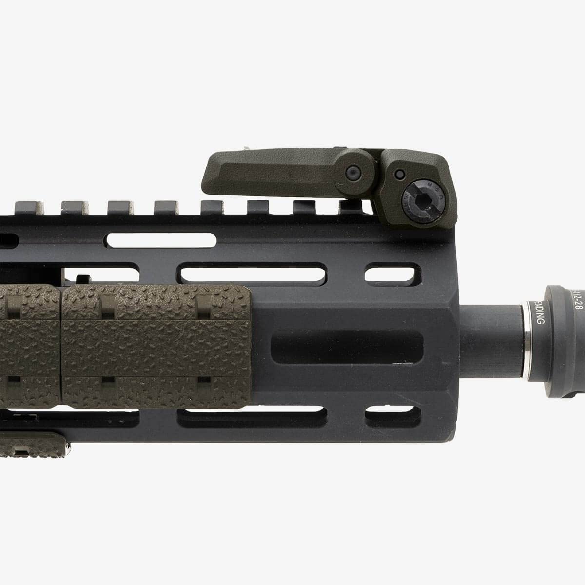 Magpul MBUS 3 Flip-Up Backup Iron Sights - Polymer Front & Rear Sights for AR-15, M4, M16 Rifles | Perfect for Tactical Shooting, Hunting & Range Practice