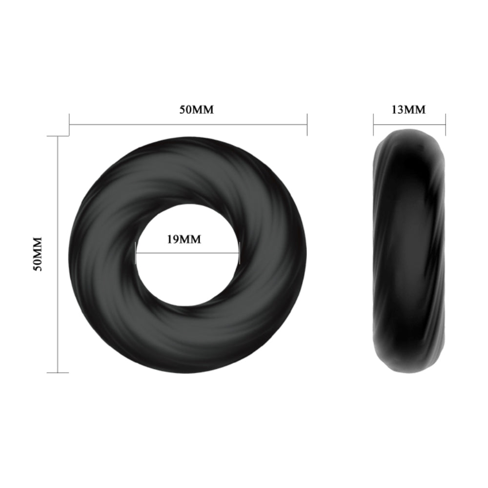 Crazy Bull Textured Cock Ring for Men - Enhance Pleasure & Performance - Perfect for Couples & Solo Play