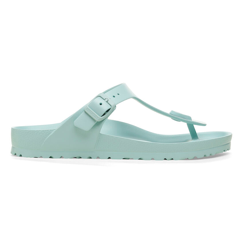 Birkenstock Women's Gizeh Essentials EVA Sandals - Comfortable Flip Flops for Women, Lightweight Beach Sandals in Surf Green | Perfect for Summer, Vacation & Casual Wear