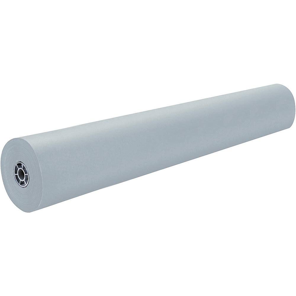 Pacon ArtKraft Duo-Finish Heavy Duty Kraft Paper Roll - 36 Inch x 1000 Feet - Gray Wrapping Paper for Shipping, Packaging & Crafts - Ideal for Moving, Gift Wrapping & DIY Projects