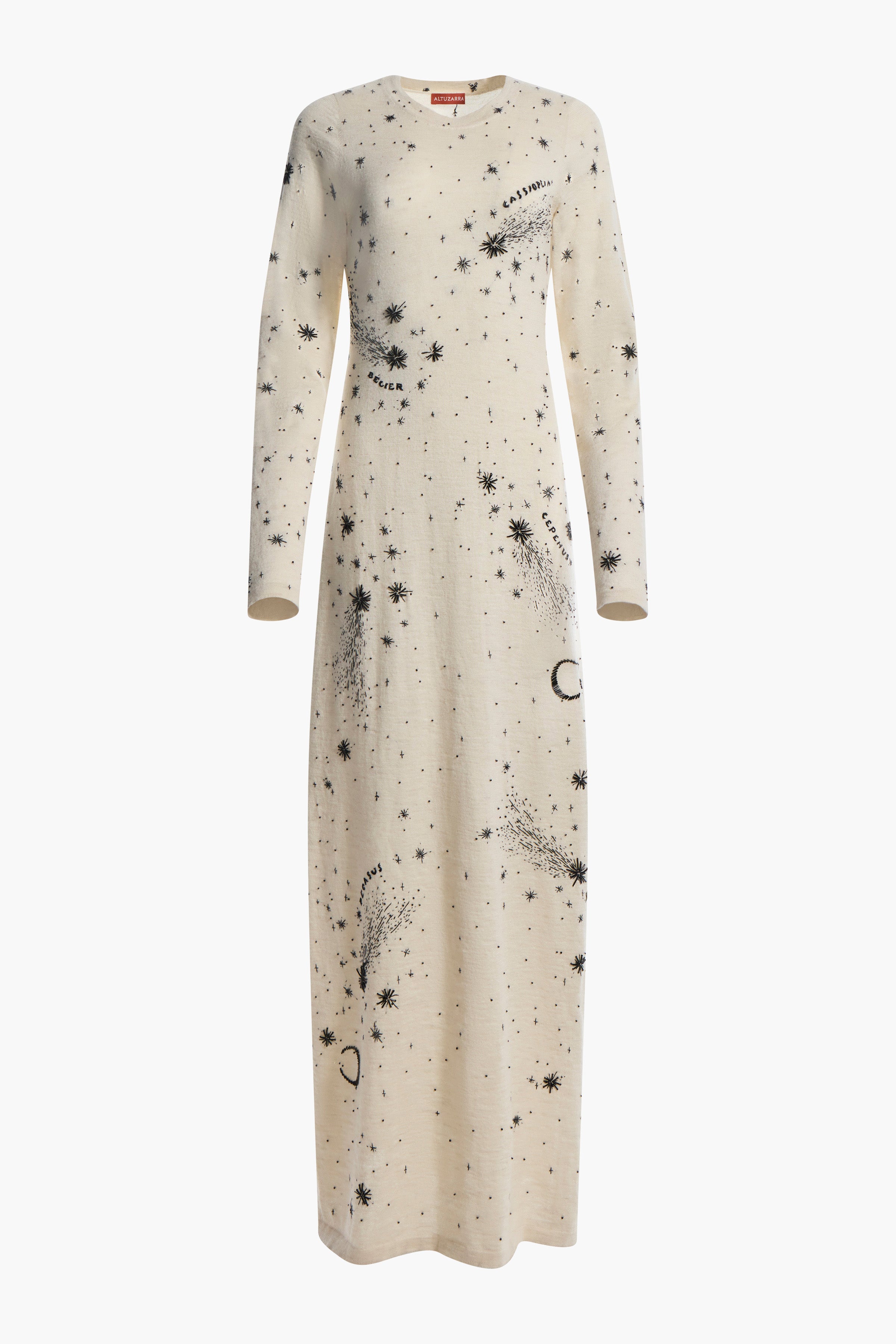 Ellima Women's Ivory Flowy Summer Dress - Elegant Casual & Party Wear for Beach, Wedding, and Evening Events