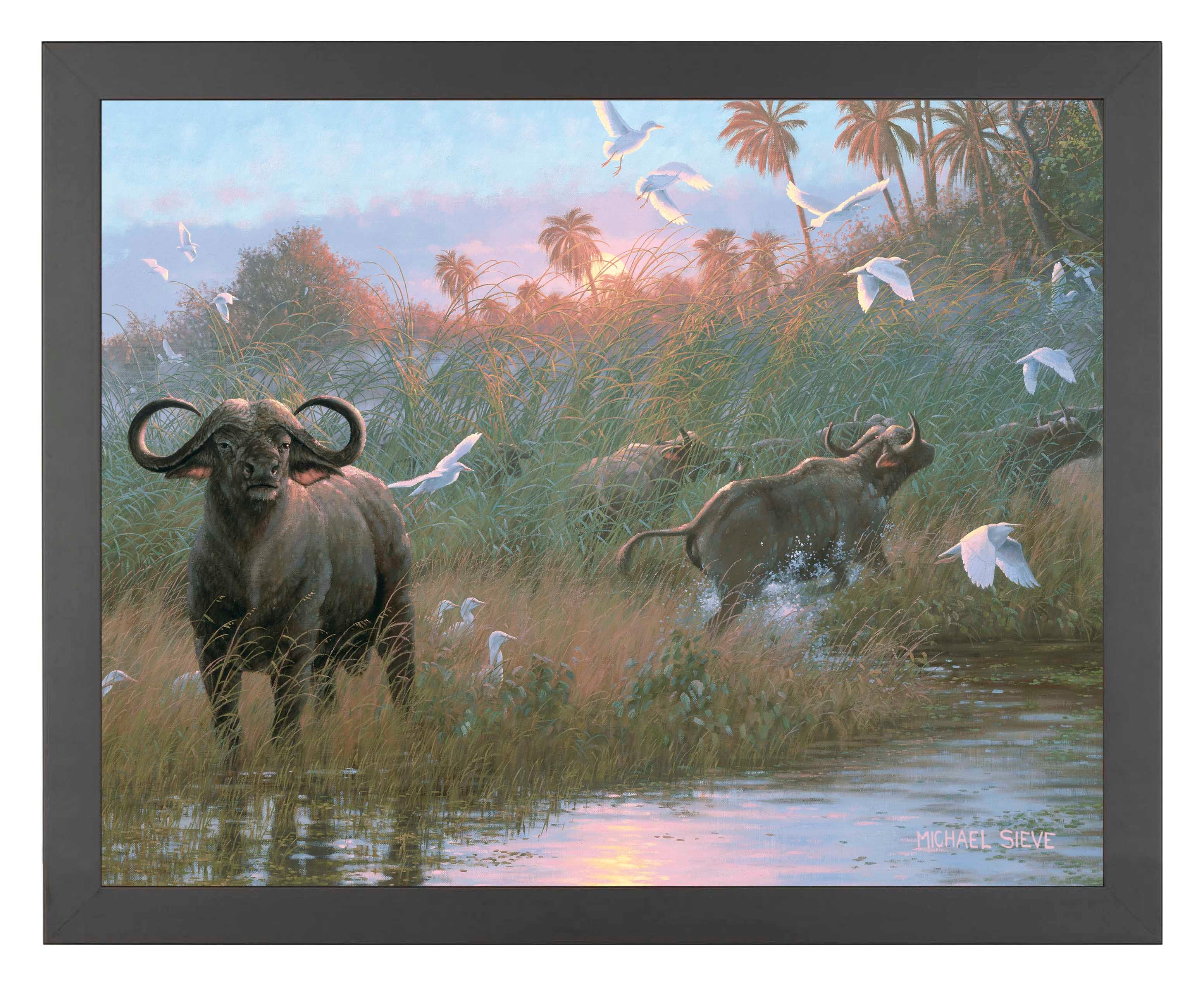 Premium Cape Buffalo Art Prints - High-Quality Wildlife Wall Decor for Home & Office | Perfect for Living Room, Bedroom & Office Spaces