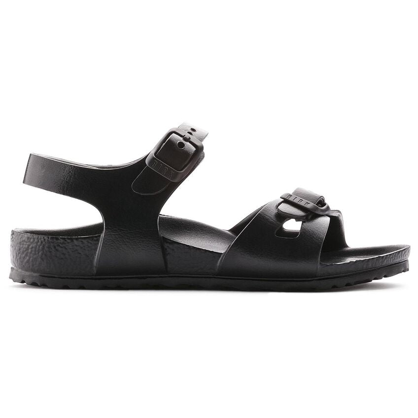 Birkenstock Kids Rio Essentials EVA Sandals in Black - Comfortable & Durable for Beach, Pool & Outdoor Play